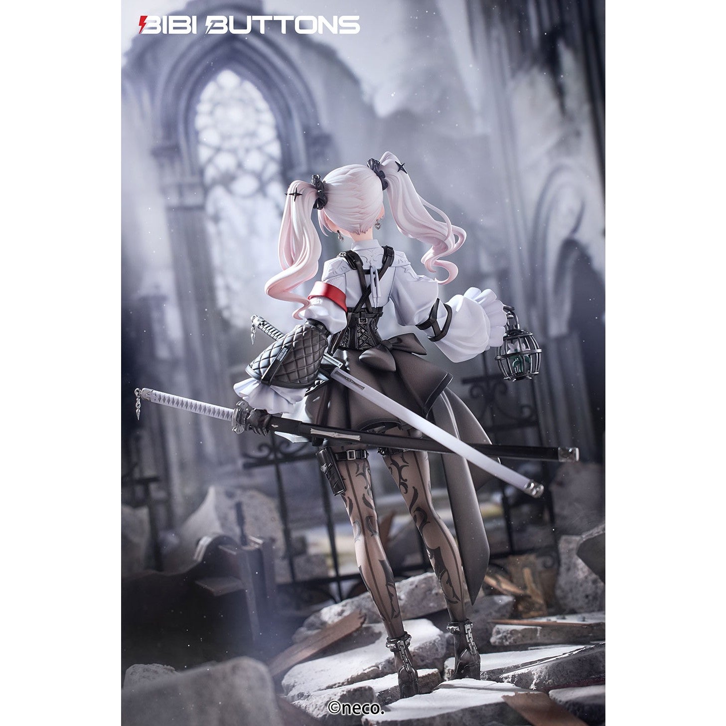 【中古即納】[FIG] ちびキャラスタンド&アクリルスタンドセット付属 不花侵領域 瑠花(るか) 豪華版 1/7 完成品 フィギュア Bibi Buttons(20260228)