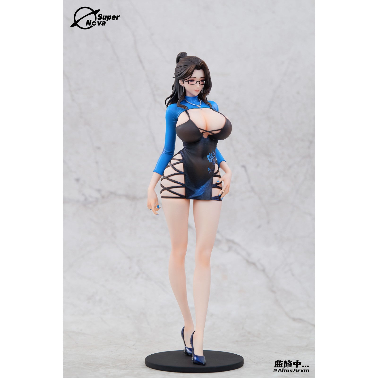 【中古即納】[FIG] 予約特典付属 井上鳶(いのうえあいりす) AliosArvin氏オリジナルキャラクター 1/6 完成品 フィギュア Super Nova(20250930)