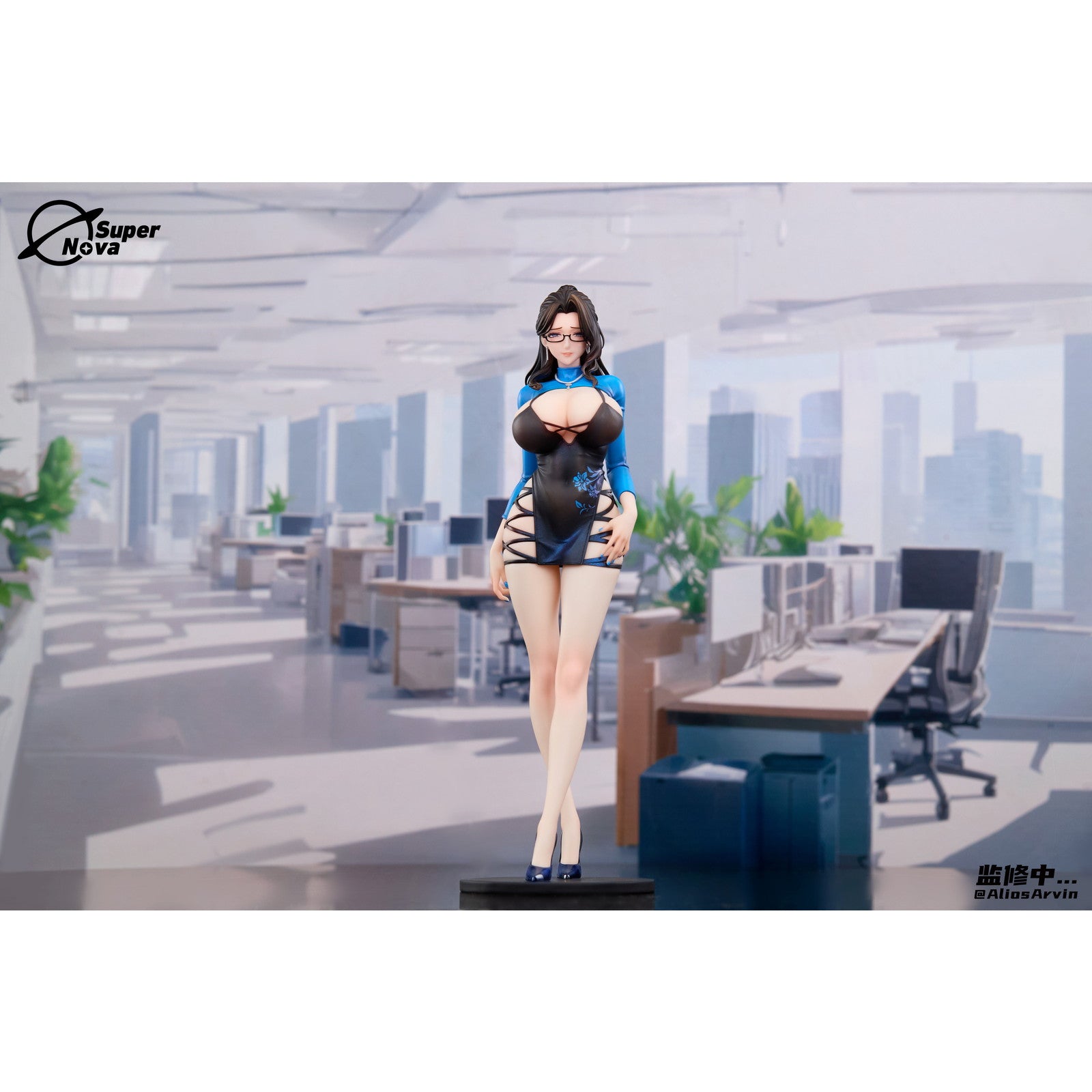 【中古即納】[FIG] 予約特典付属 井上鳶(いのうえあいりす) AliosArvin氏オリジナルキャラクター 1/6 完成品 フィギュア Super Nova(20250930)