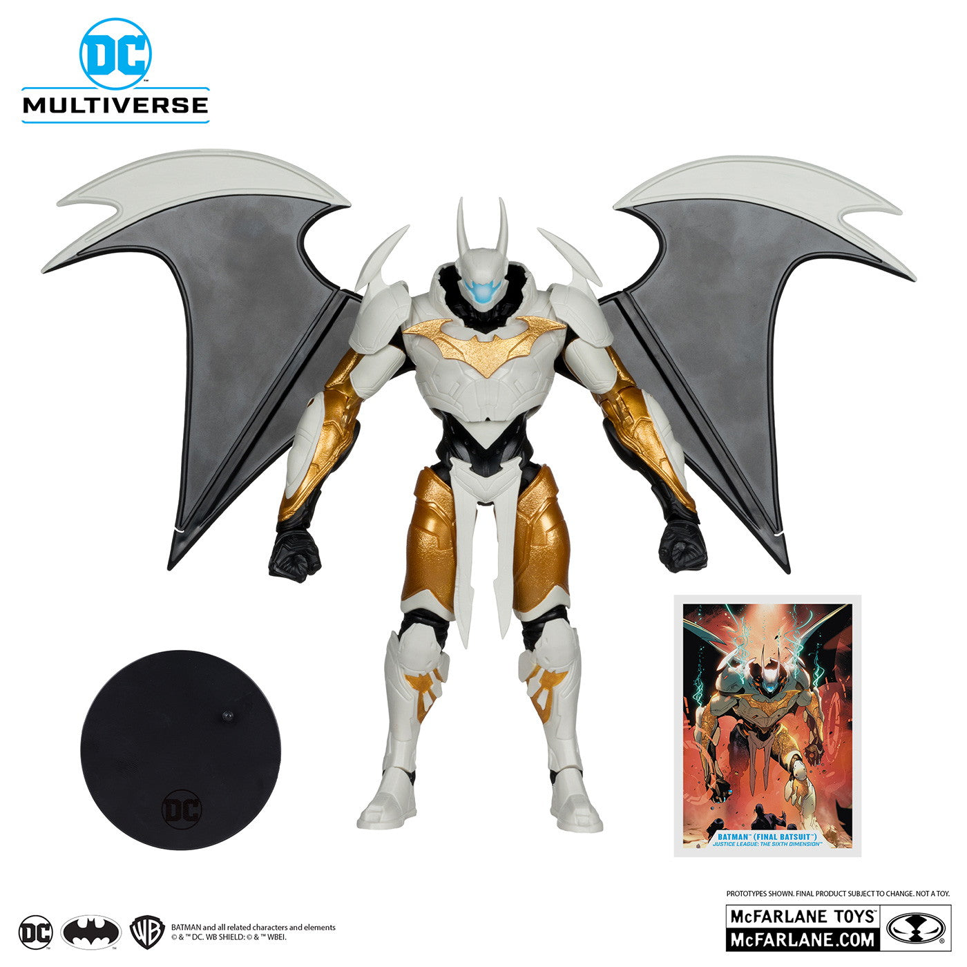 【新品即納】[FIG] DCマルチバース バットマン(ファイナル・バットスーツ) [コミック/Justice League: The Sixth Dimension] 完成品 アクションフィギュア マクファーレン・トイズ(20250630)