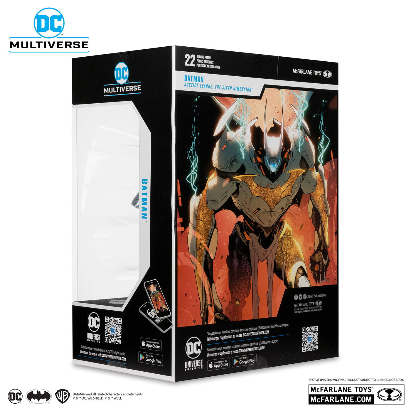 【新品即納】[FIG] DCマルチバース バットマン(ファイナル・バットスーツ) [コミック/Justice League: The Sixth Dimension] 完成品 アクションフィギュア マクファーレン・トイズ(20250630)