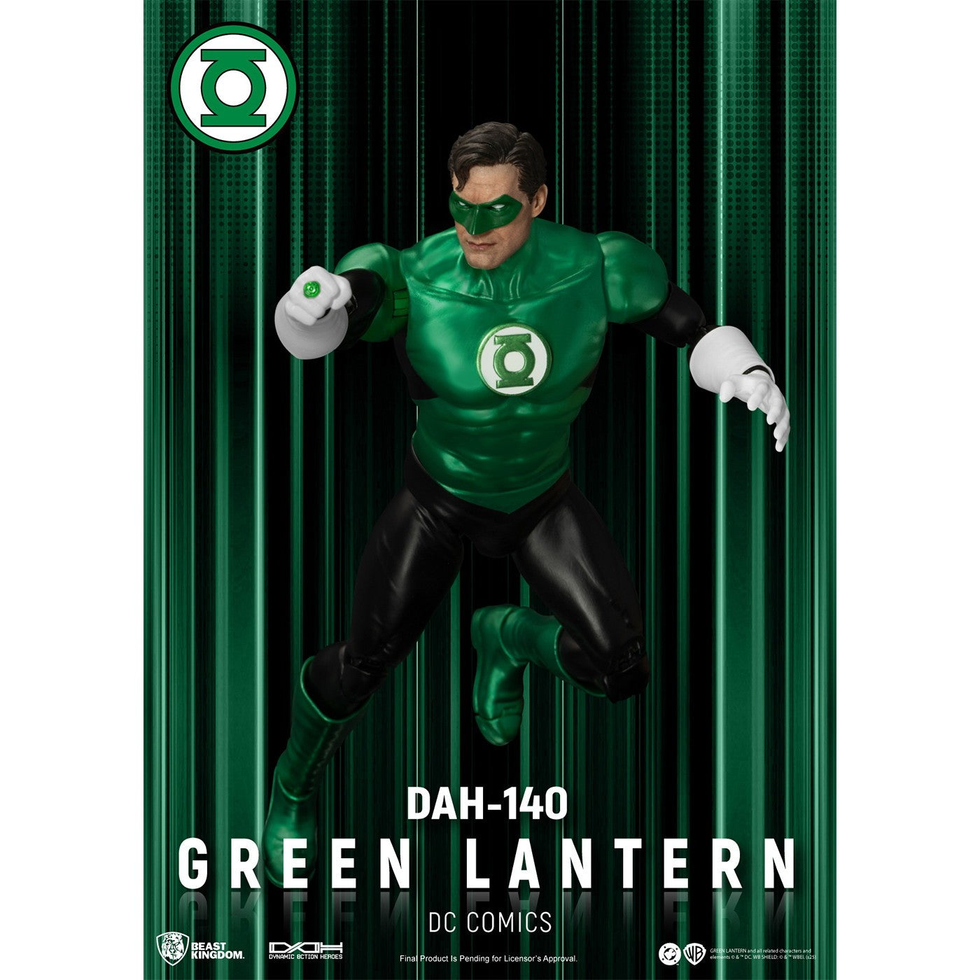 【新品】【お取り寄せ】[FIG] ダイナミック・アクション・ヒーローズ #140 グリーン・ランタン DCコミックス 完成品 可動フィギュア(DAH-140) ビースト・キングダム(20250930)