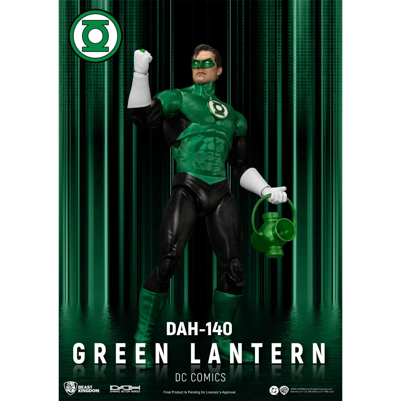 【新品即納】[FIG] ダイナミック・アクション・ヒーローズ #140 グリーン・ランタン DCコミックス 完成品 可動フィギュア(DAH-140) ビースト・キングダム(20250930)