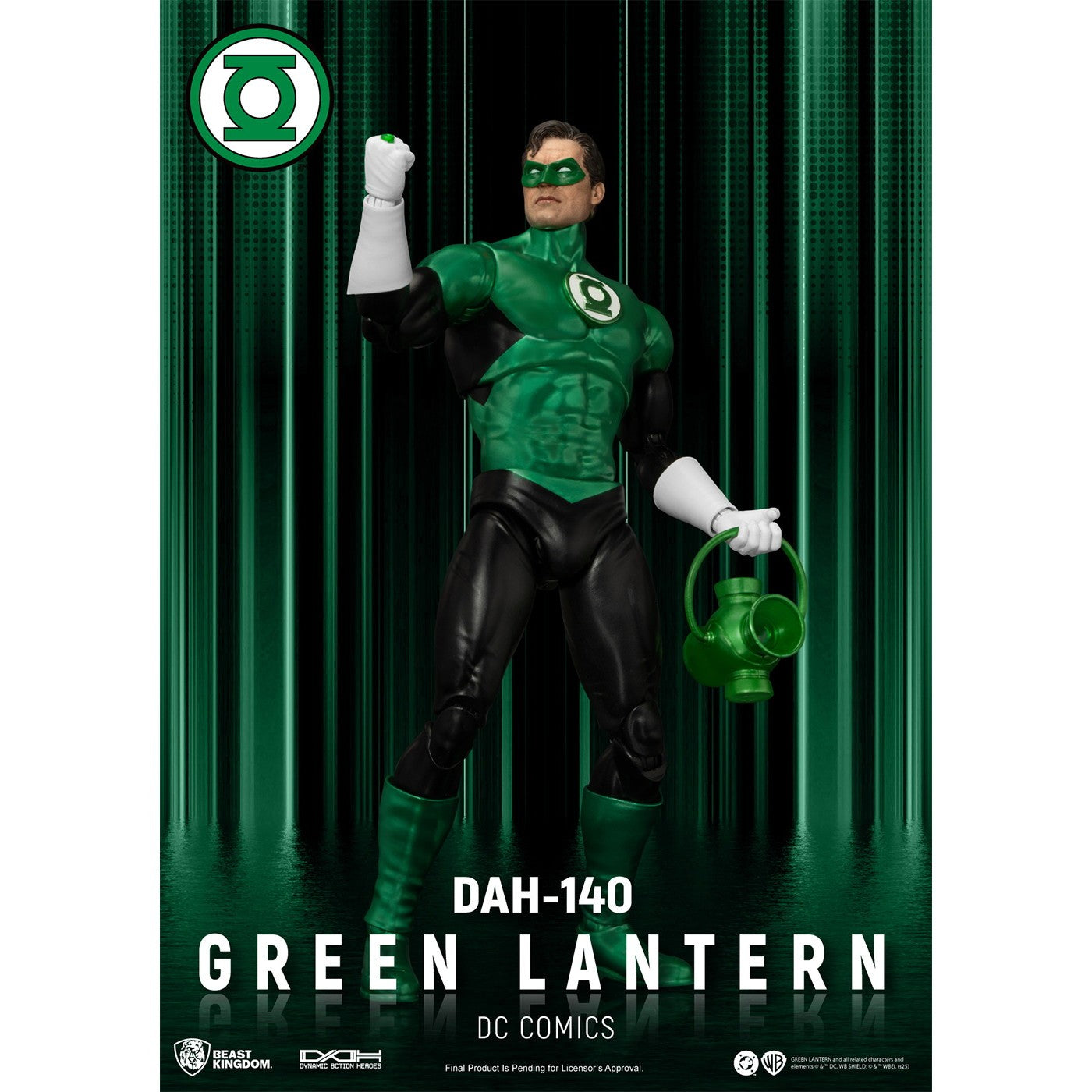 【新品】【お取り寄せ】[FIG] ダイナミック・アクション・ヒーローズ #140 グリーン・ランタン DCコミックス 完成品 可動フィギュア(DAH-140) ビースト・キングダム(20250930)