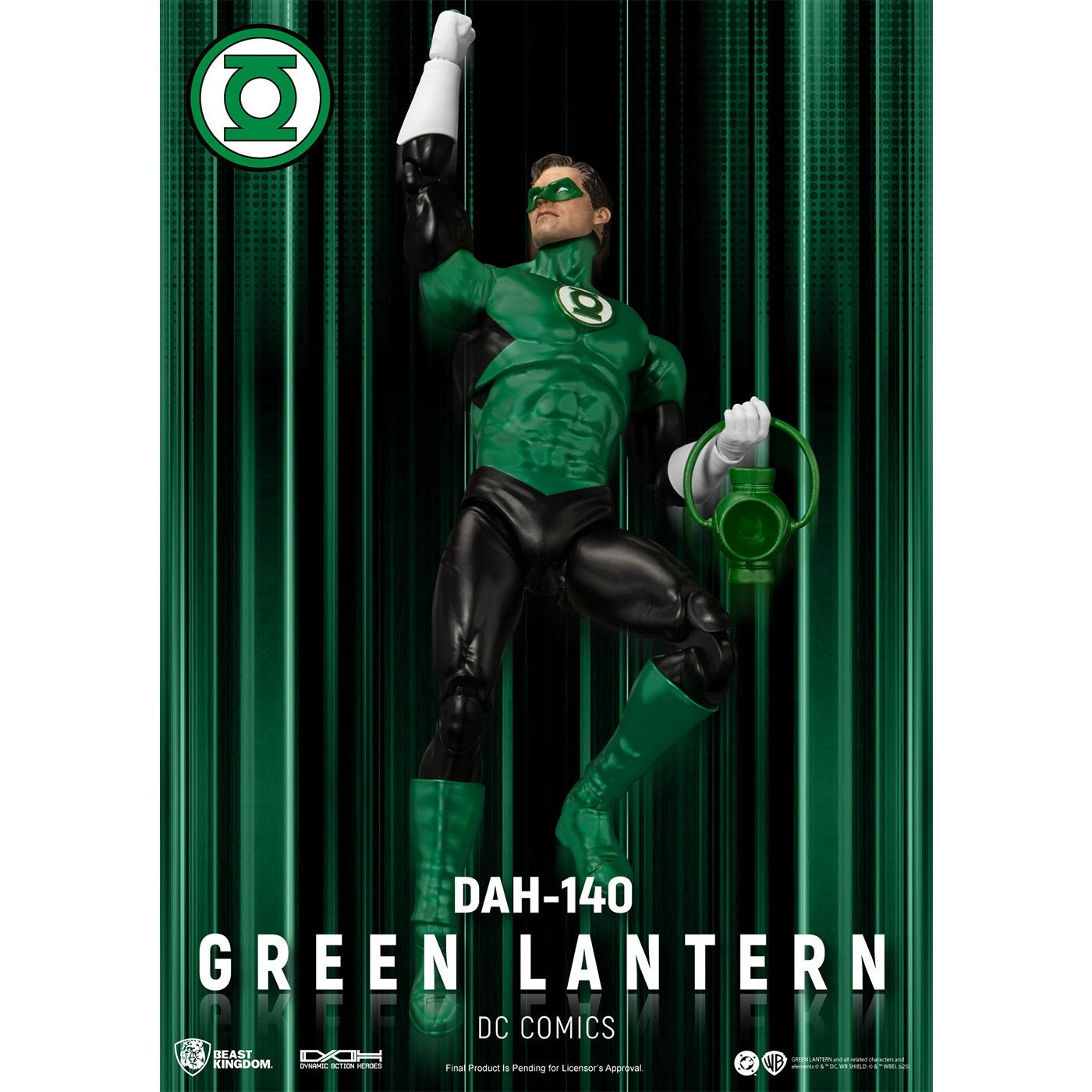 【新品】【お取り寄せ】[FIG] ダイナミック・アクション・ヒーローズ #140 グリーン・ランタン DCコミックス 完成品 可動フィギュア(DAH-140) ビースト・キングダム(20250930)