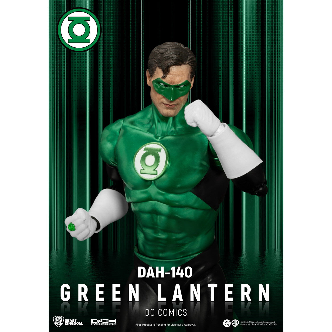 【新品即納】[FIG] ダイナミック・アクション・ヒーローズ #140 グリーン・ランタン DCコミックス 完成品 可動フィギュア(DAH-140) ビースト・キングダム(20250930)