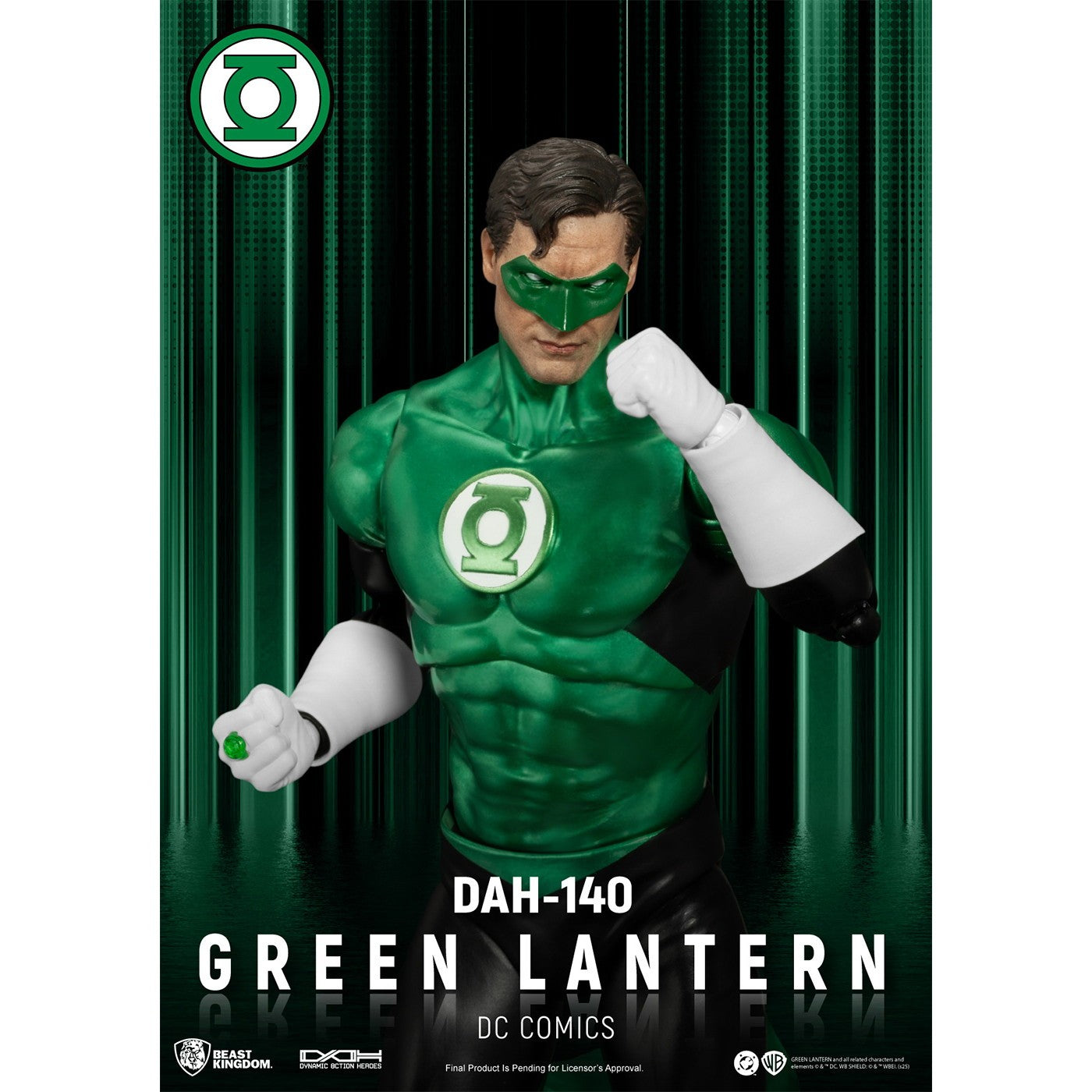 【新品】【お取り寄せ】[FIG] ダイナミック・アクション・ヒーローズ #140 グリーン・ランタン DCコミックス 完成品 可動フィギュア(DAH-140) ビースト・キングダム(20250930)