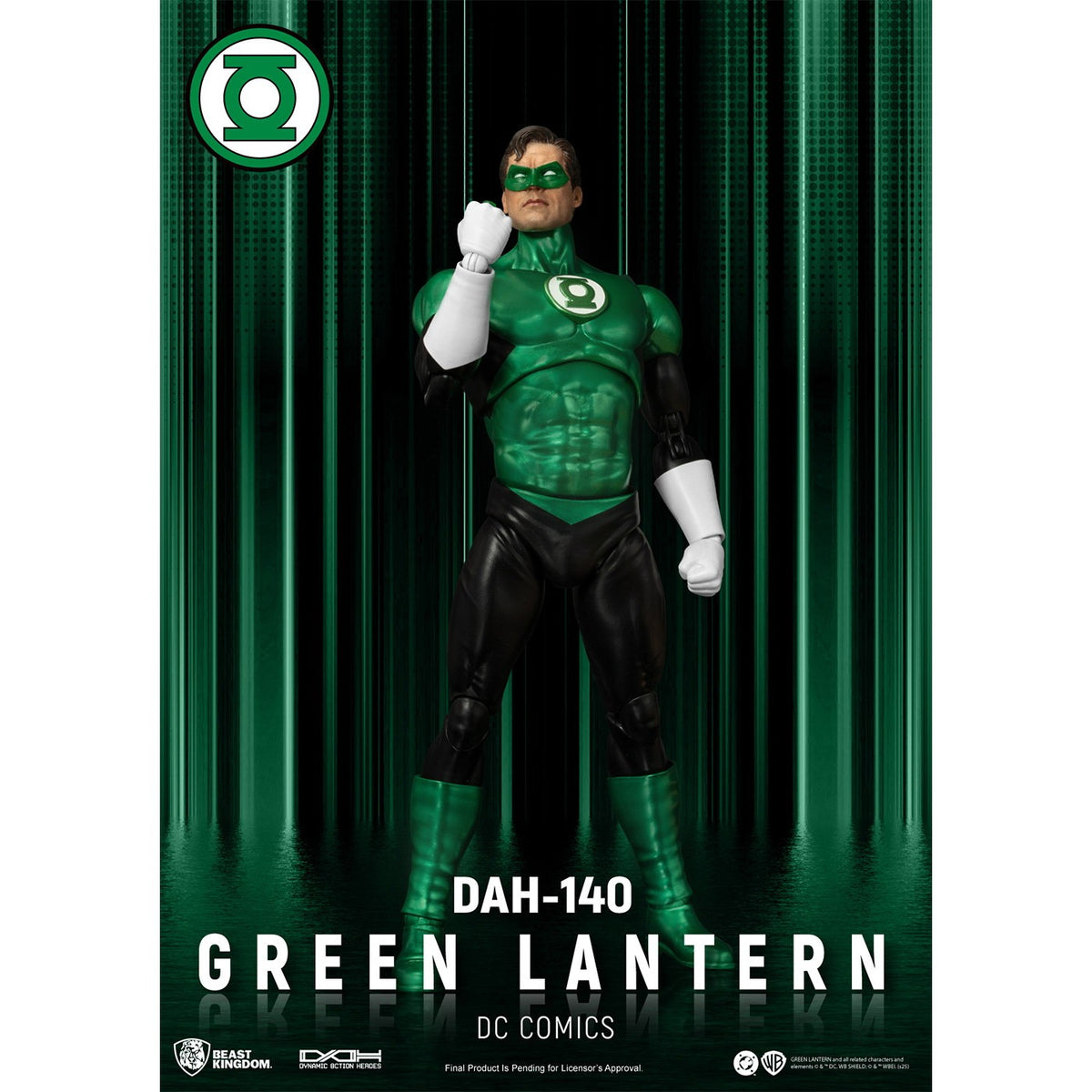 【新品】【お取り寄せ】[FIG] ダイナミック・アクション・ヒーローズ #140 グリーン・ランタン DCコミックス 完成品 可動フィギュア(DAH-140) ビースト・キングダム(20250930)