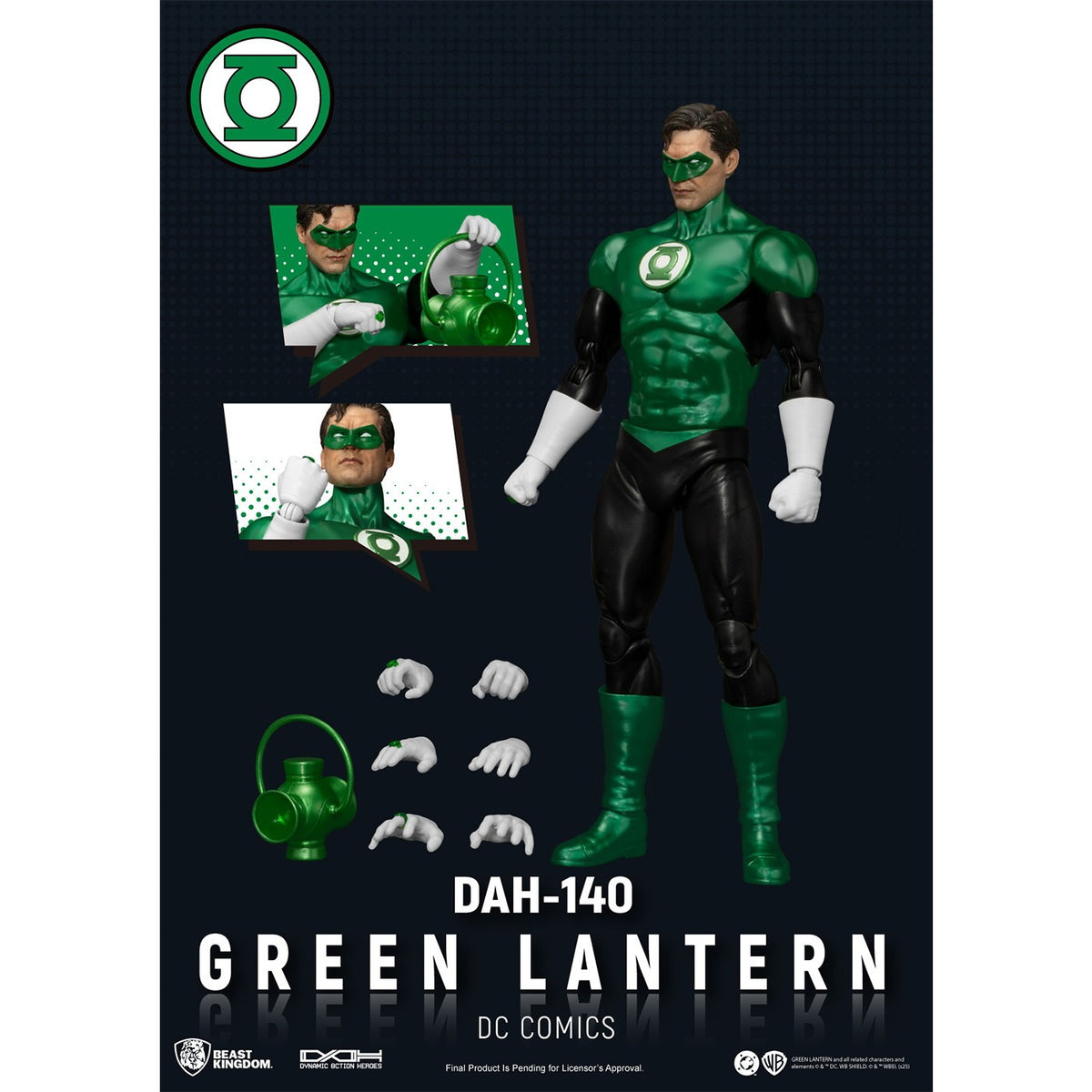 【新品】【お取り寄せ】[FIG] ダイナミック・アクション・ヒーローズ #140 グリーン・ランタン DCコミックス 完成品 可動フィギュア(DAH-140) ビースト・キングダム(20250930)