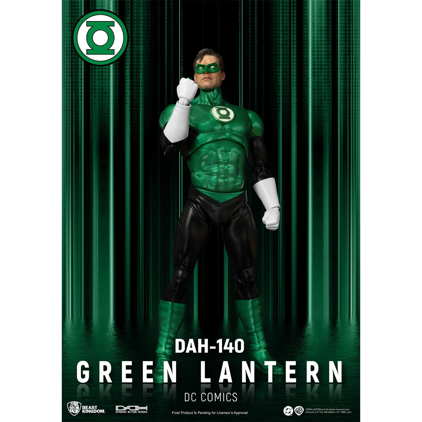 【新品】【お取り寄せ】[FIG] ダイナミック・アクション・ヒーローズ #140 グリーン・ランタン DCコミックス 完成品 可動フィギュア(DAH-140) ビースト・キングダム(20250930)