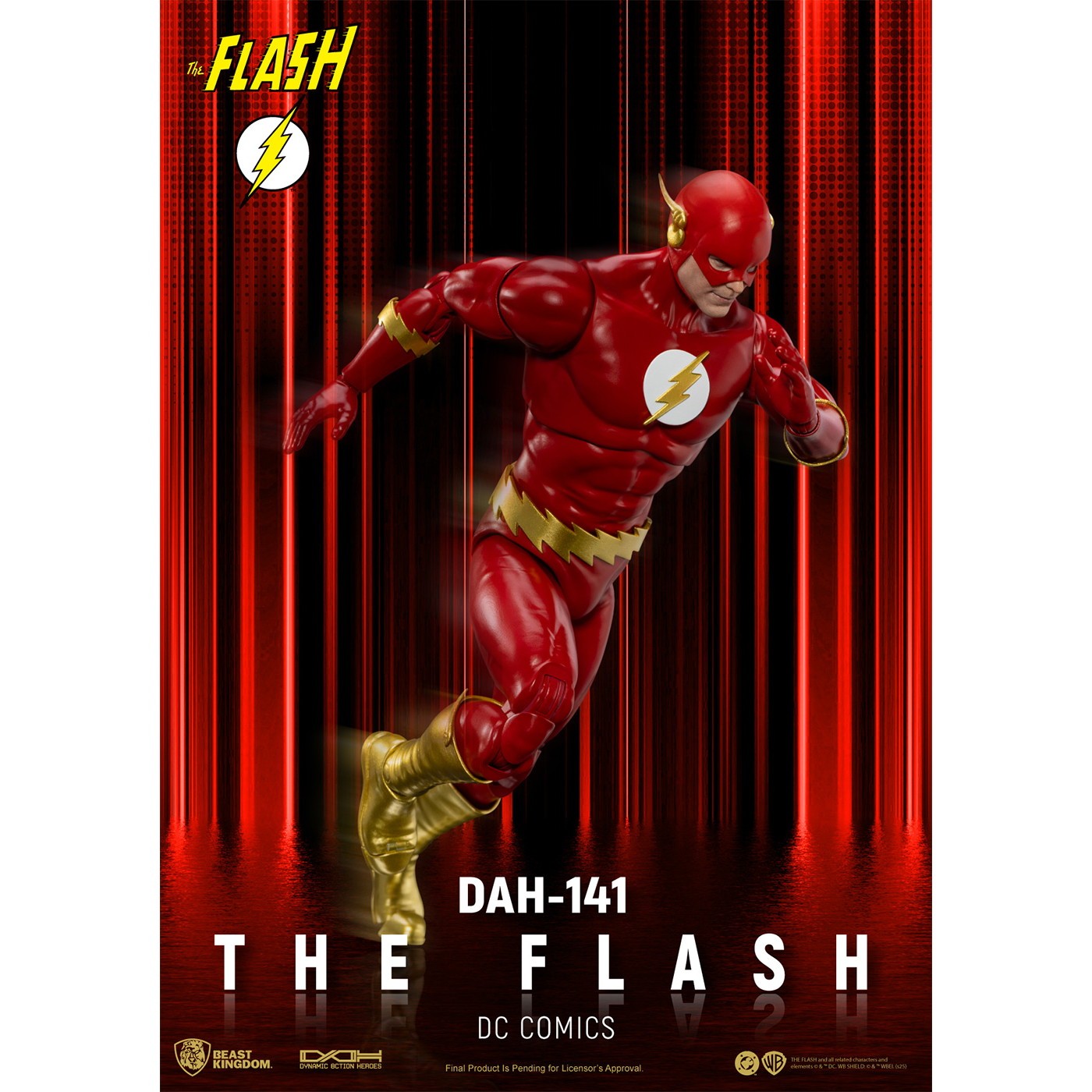 【新品】【お取り寄せ】[FIG] ダイナミック・アクション・ヒーローズ #141 フラッシュ DCコミックス 完成品 可動フィギュア(DAH-141) ビースト・キングダム(20250930)