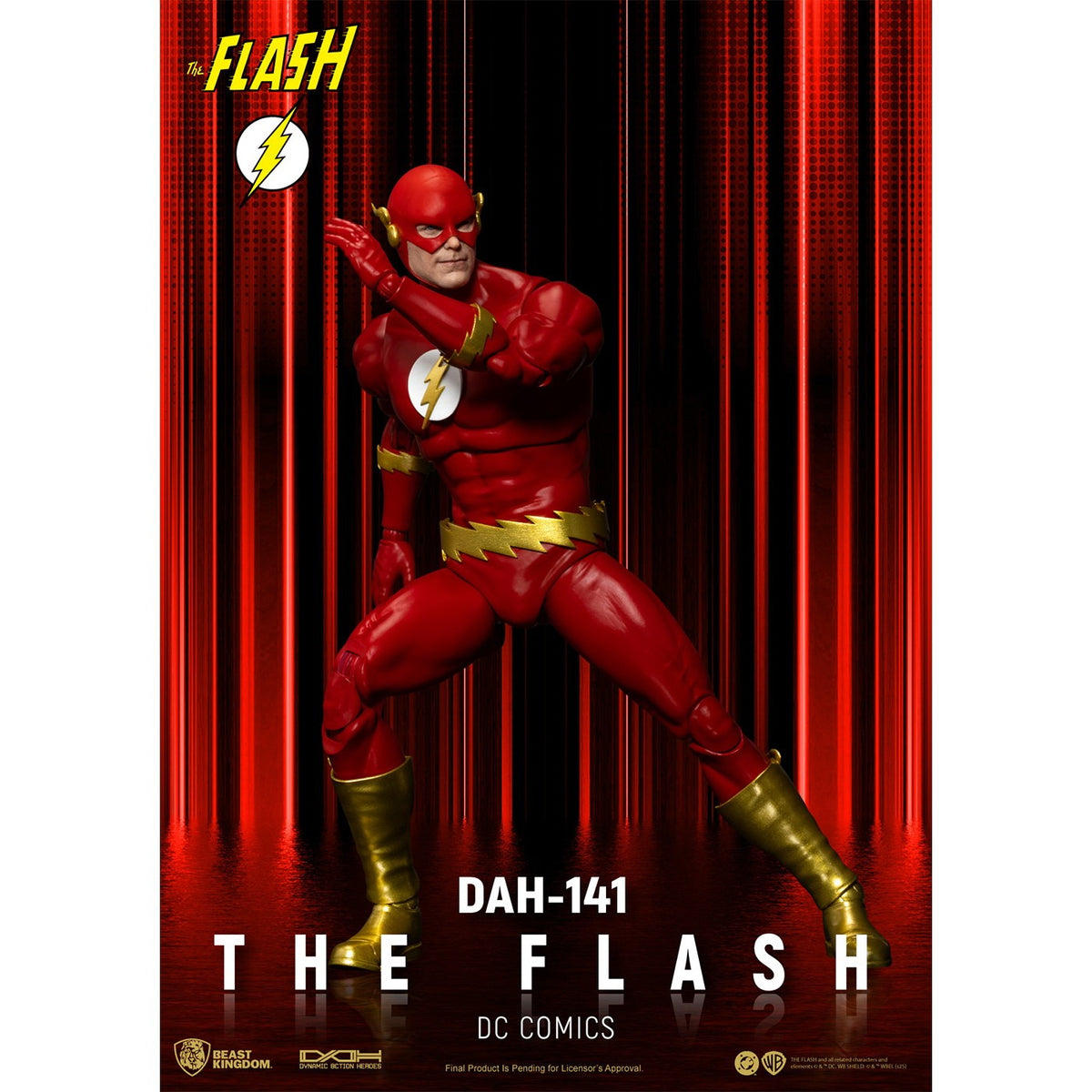 【新品】【お取り寄せ】[FIG] ダイナミック・アクション・ヒーローズ #141 フラッシュ DCコミックス 完成品 可動フィギュア(DAH-141) ビースト・キングダム(20250930)