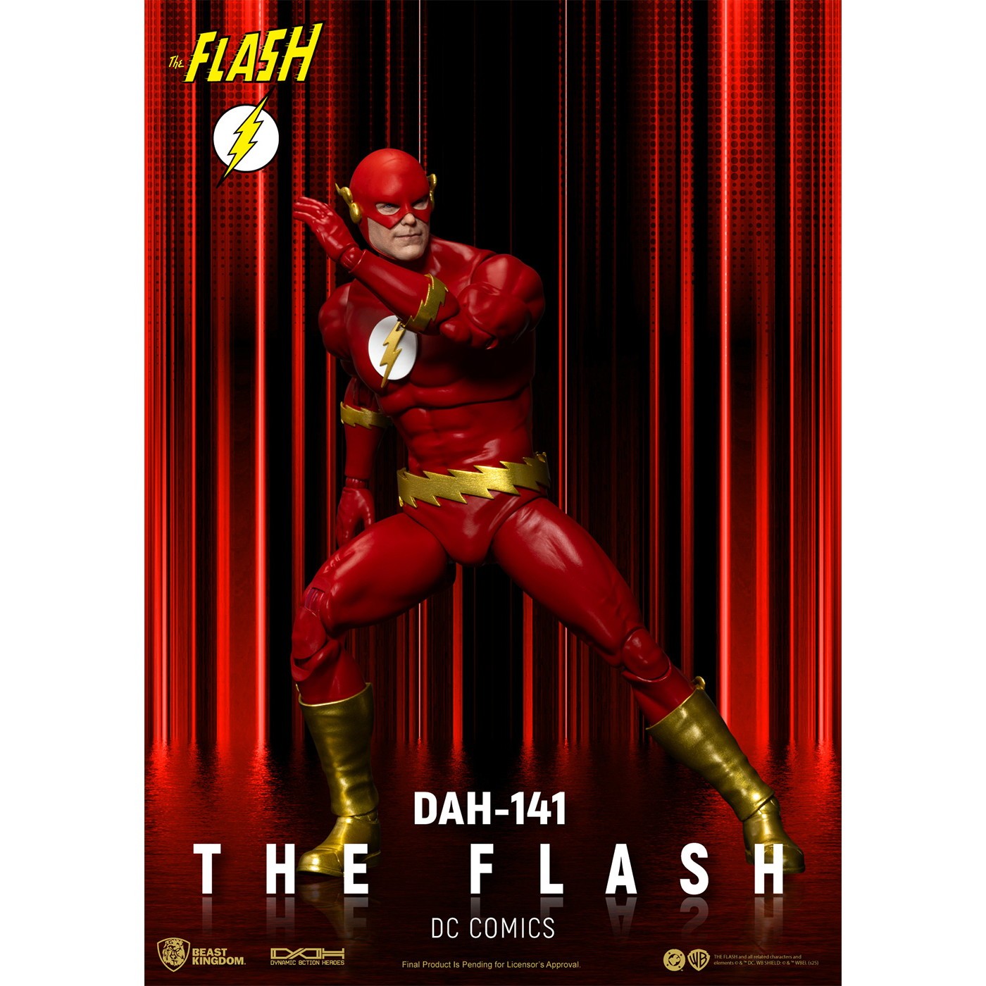 【新品】【お取り寄せ】[FIG] ダイナミック・アクション・ヒーローズ #141 フラッシュ DCコミックス 完成品 可動フィギュア(DAH-141) ビースト・キングダム(20250930)