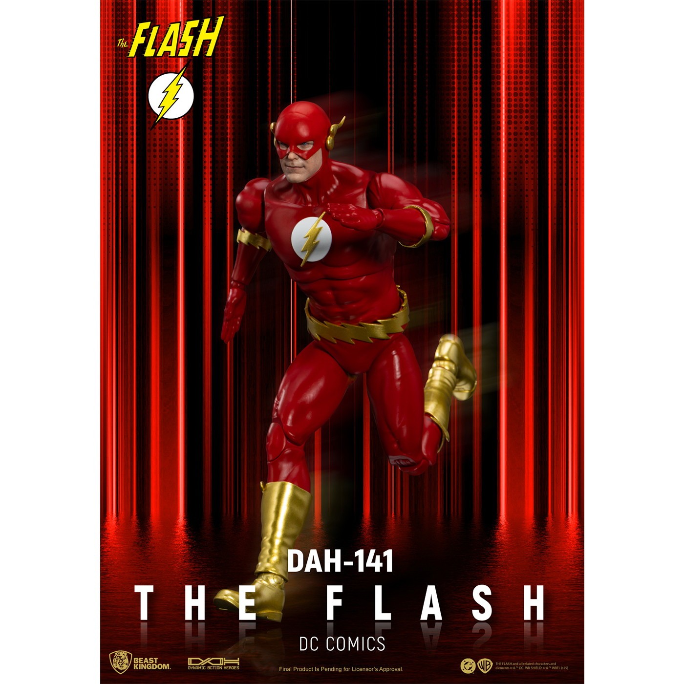 【新品】【お取り寄せ】[FIG] ダイナミック・アクション・ヒーローズ #141 フラッシュ DCコミックス 完成品 可動フィギュア(DAH-141) ビースト・キングダム(20250930)