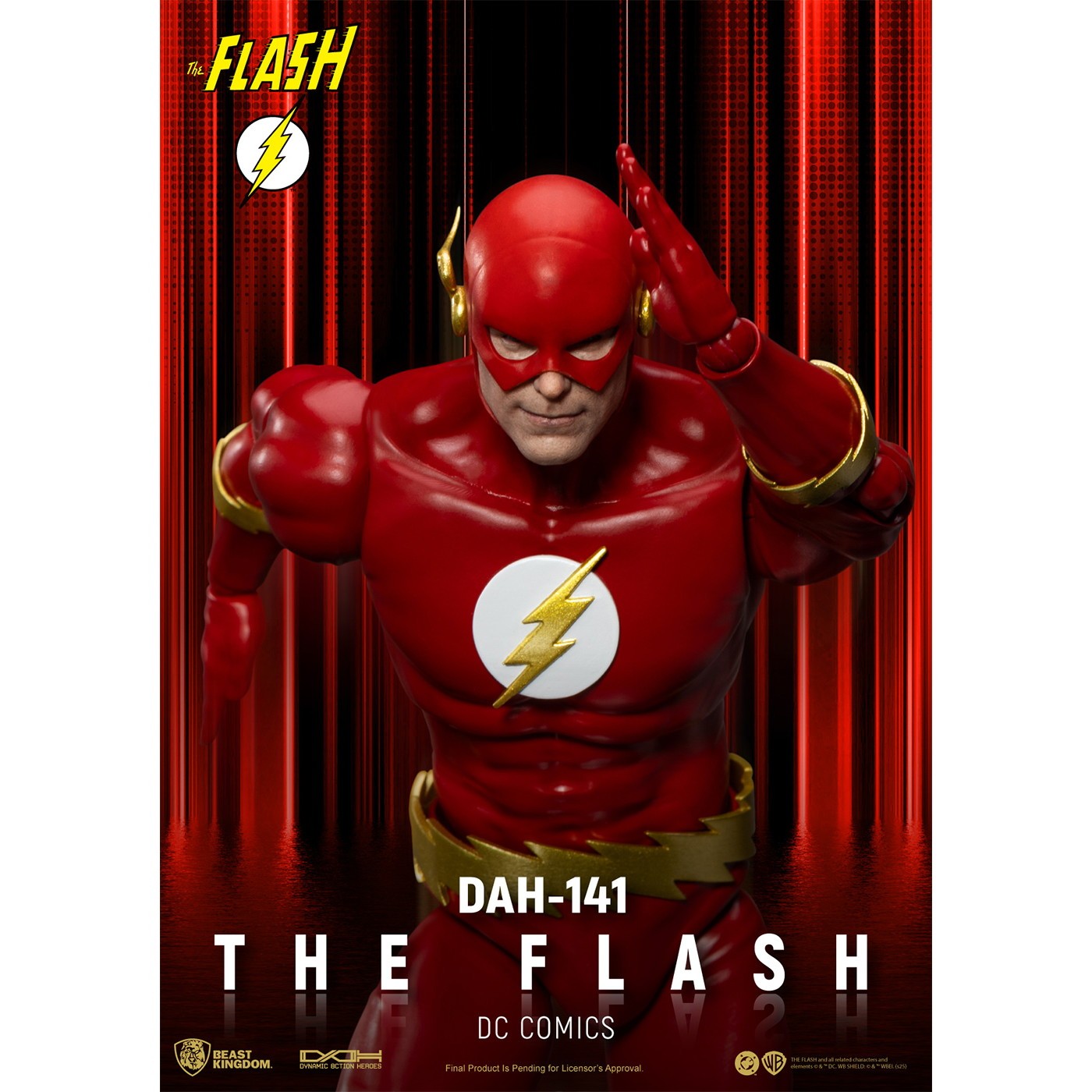【新品】【お取り寄せ】[FIG] ダイナミック・アクション・ヒーローズ #141 フラッシュ DCコミックス 完成品 可動フィギュア(DAH-141) ビースト・キングダム(20250930)