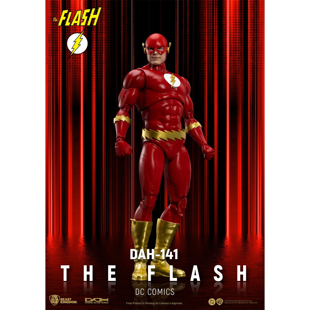 【新品】【お取り寄せ】[FIG] ダイナミック・アクション・ヒーローズ #141 フラッシュ DCコミックス 完成品 可動フィギュア(DAH-141) ビースト・キングダム(20250930)