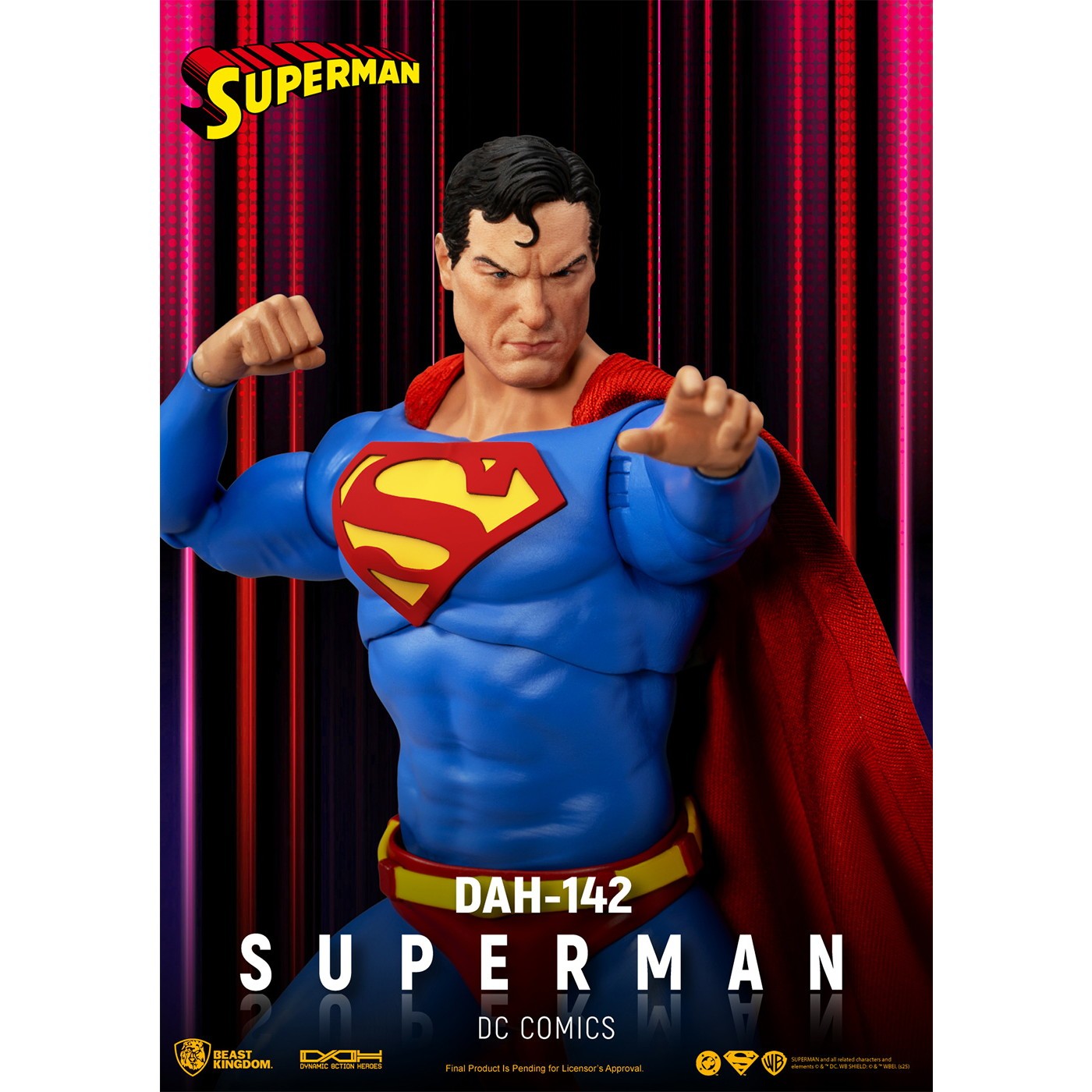 【新品】【お取り寄せ】[FIG] ダイナミック・アクション・ヒーローズ #142 スーパーマン DCコミックス 完成品 可動フィギュア(DAH-142) ビースト・キングダム(20250930)
