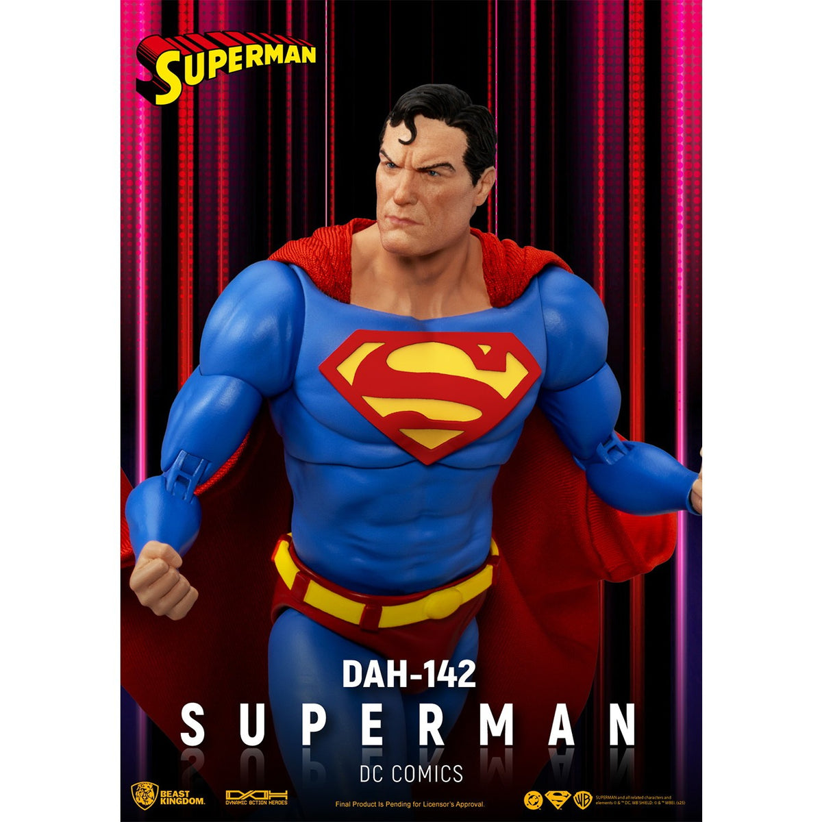 【新品】【お取り寄せ】[FIG] ダイナミック・アクション・ヒーローズ #142 スーパーマン DCコミックス 完成品 可動フィギュア(DAH-142) ビースト・キングダム(20250930)