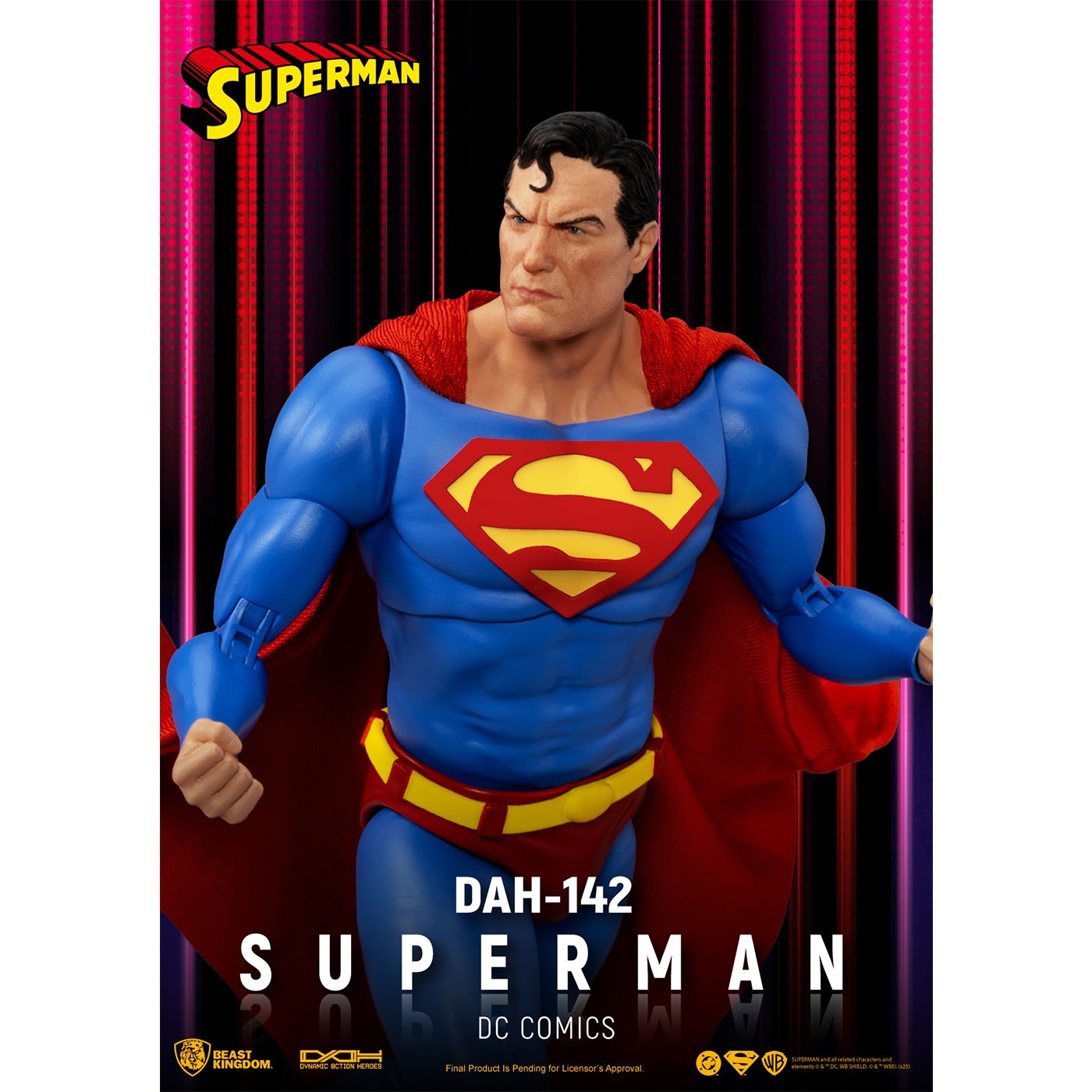 【新品】【お取り寄せ】[FIG] ダイナミック・アクション・ヒーローズ #142 スーパーマン DCコミックス 完成品 可動フィギュア(DAH-142) ビースト・キングダム(20250930)