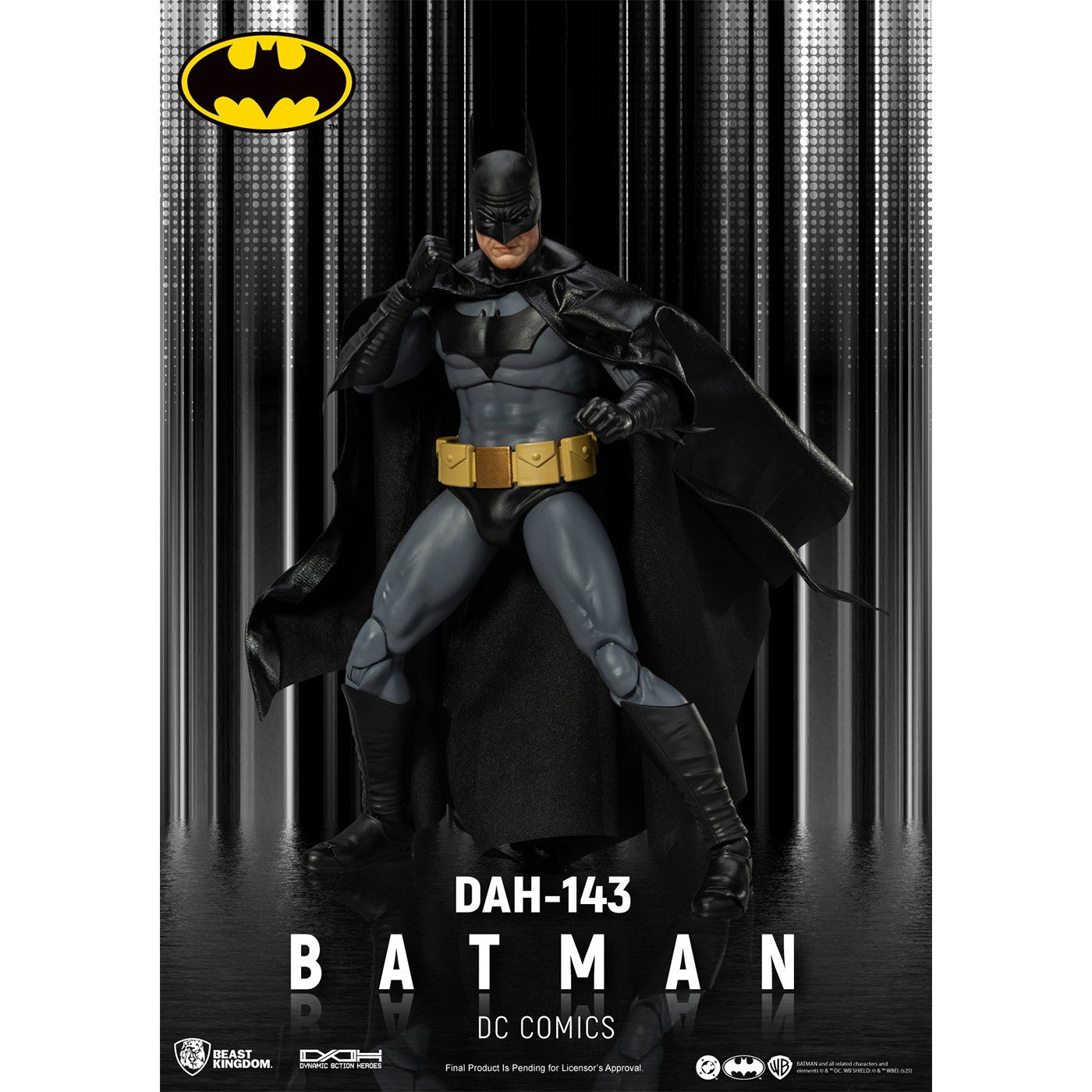 【新品】【お取り寄せ】[FIG] ダイナミック・アクション・ヒーローズ #143 バットマン DCコミックス 完成品 可動フィギュア(DAH-143) ビースト・キングダム(20250930)