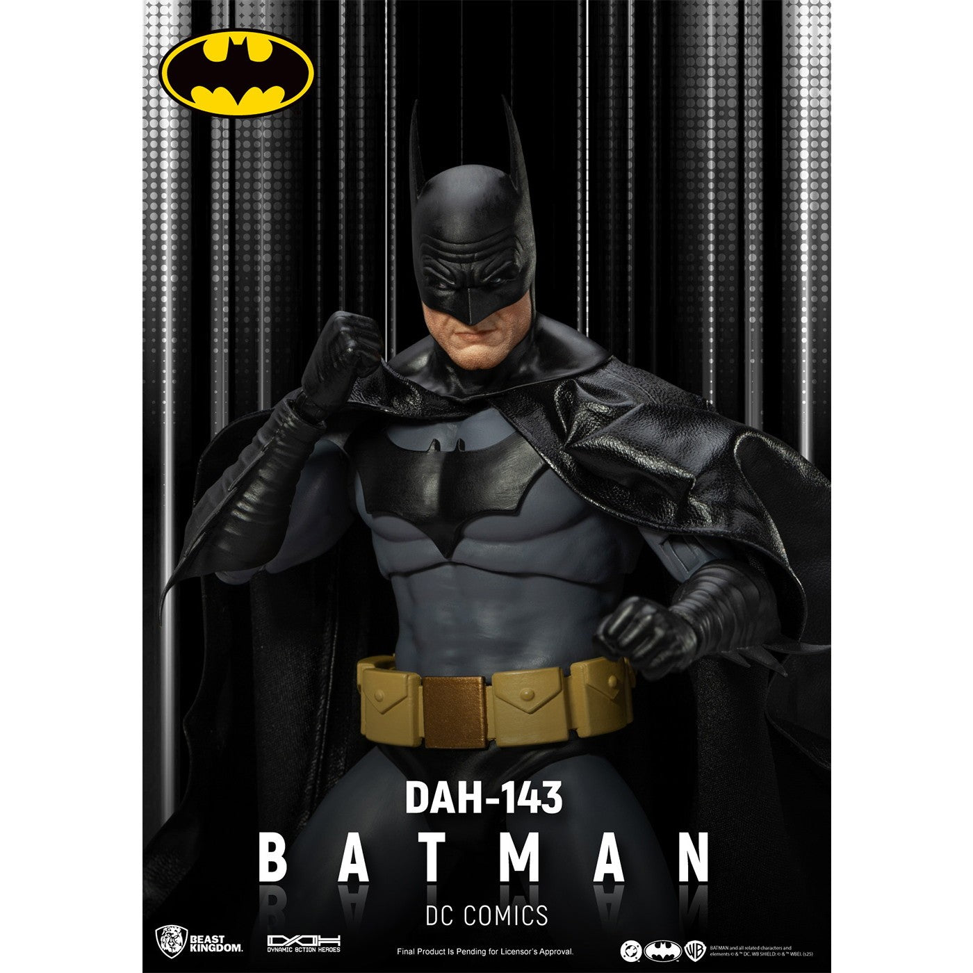 【新品】【お取り寄せ】[FIG] ダイナミック・アクション・ヒーローズ #143 バットマン DCコミックス 完成品 可動フィギュア(DAH-143) ビースト・キングダム(20250930)