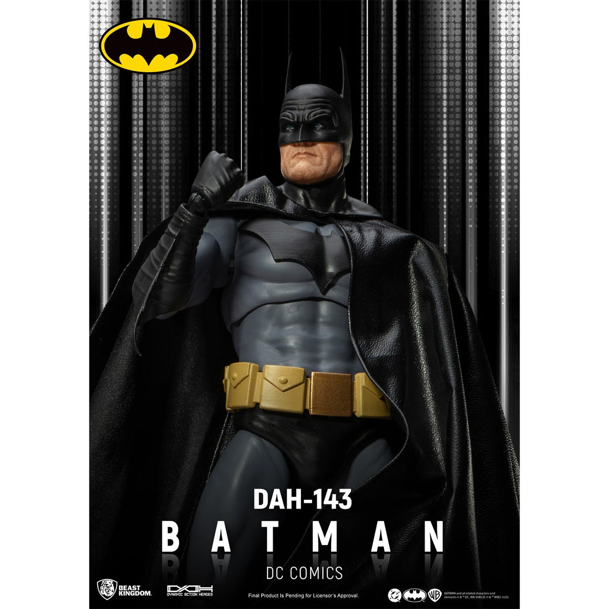 【新品】【お取り寄せ】[FIG] ダイナミック・アクション・ヒーローズ #143 バットマン DCコミックス 完成品 可動フィギュア(DAH-143) ビースト・キングダム(20250930)