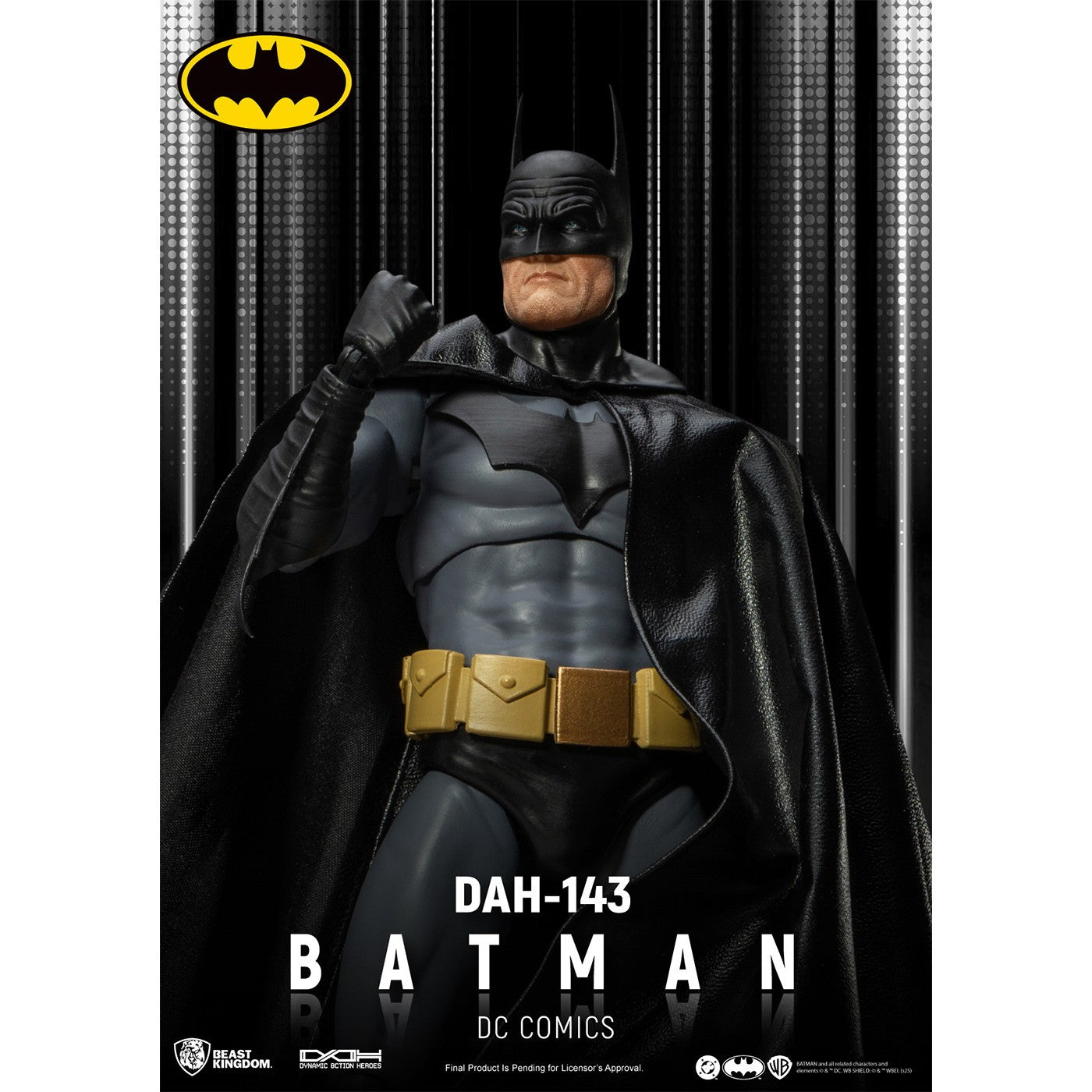 【新品】【お取り寄せ】[FIG] ダイナミック・アクション・ヒーローズ #143 バットマン DCコミックス 完成品 可動フィギュア(DAH-143) ビースト・キングダム(20250930)