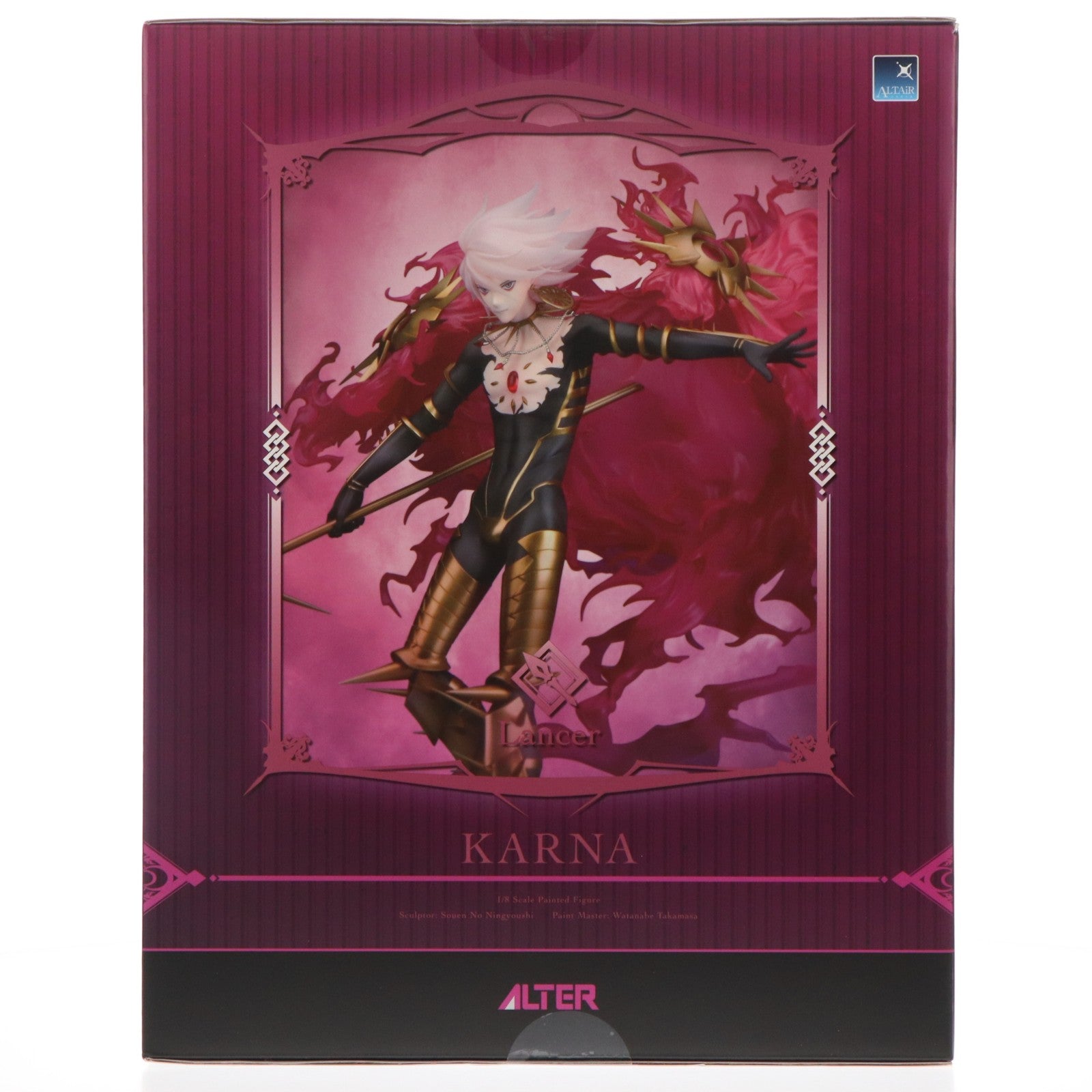 【中古即納】[FIG] ランサー/カルナ Fate/Grand Order(フェイト/グランドオーダー) 1/8 完成品 フィギュア amie×ALTAiR(アミィ×アルタイル)(20250131)