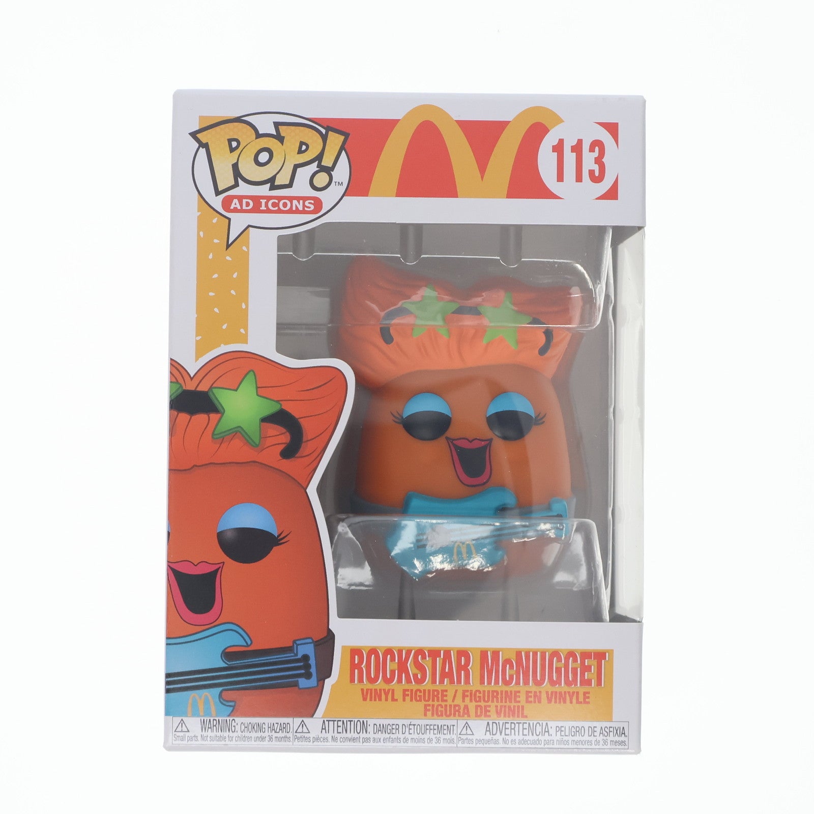 【中古即納】[FIG] POP! AD ICONS 113 ROCKSTAR McNUGGET(ロックスター マックナゲット) マクドナルド 完成品 フィギュア FUNKO(ファンコ)(20201231)