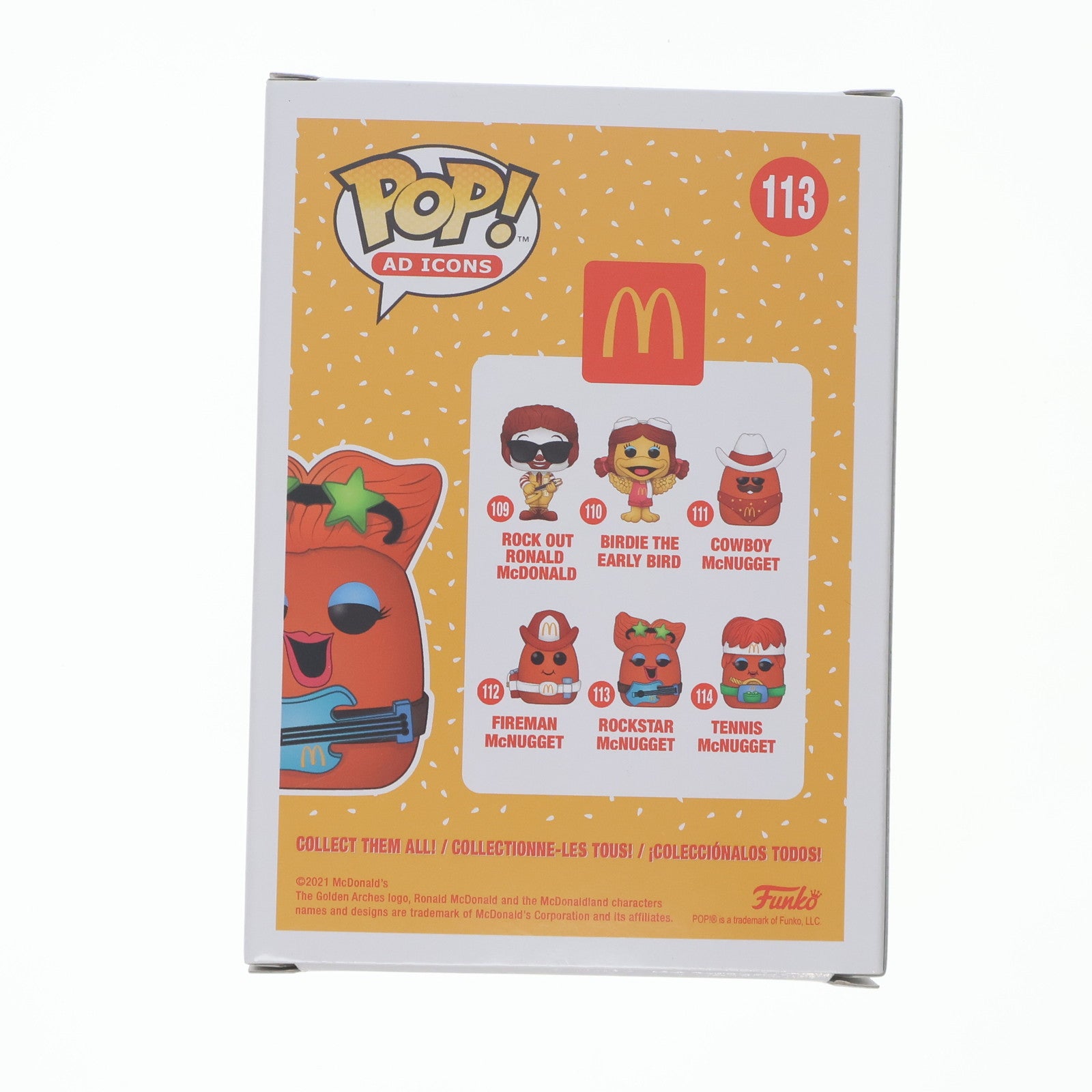 【中古即納】[FIG] POP! AD ICONS 113 ROCKSTAR McNUGGET(ロックスター マックナゲット) マクドナルド 完成品 フィギュア FUNKO(ファンコ)(20201231)