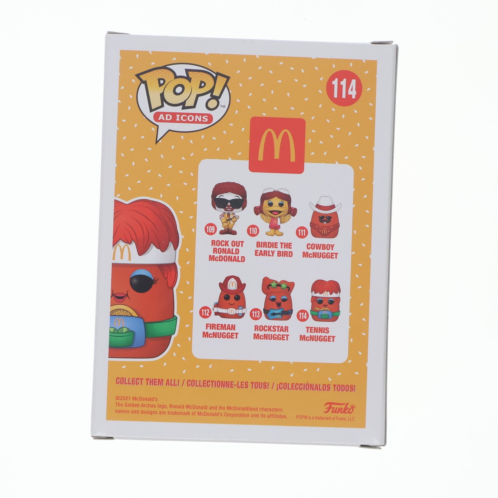 【中古即納】[FIG] POP! AD ICONS 114 TENNIS McNUGGET(テニス マックナゲット) マクドナルド 完成品 フィギュア FUNKO(ファンコ)(20201231)