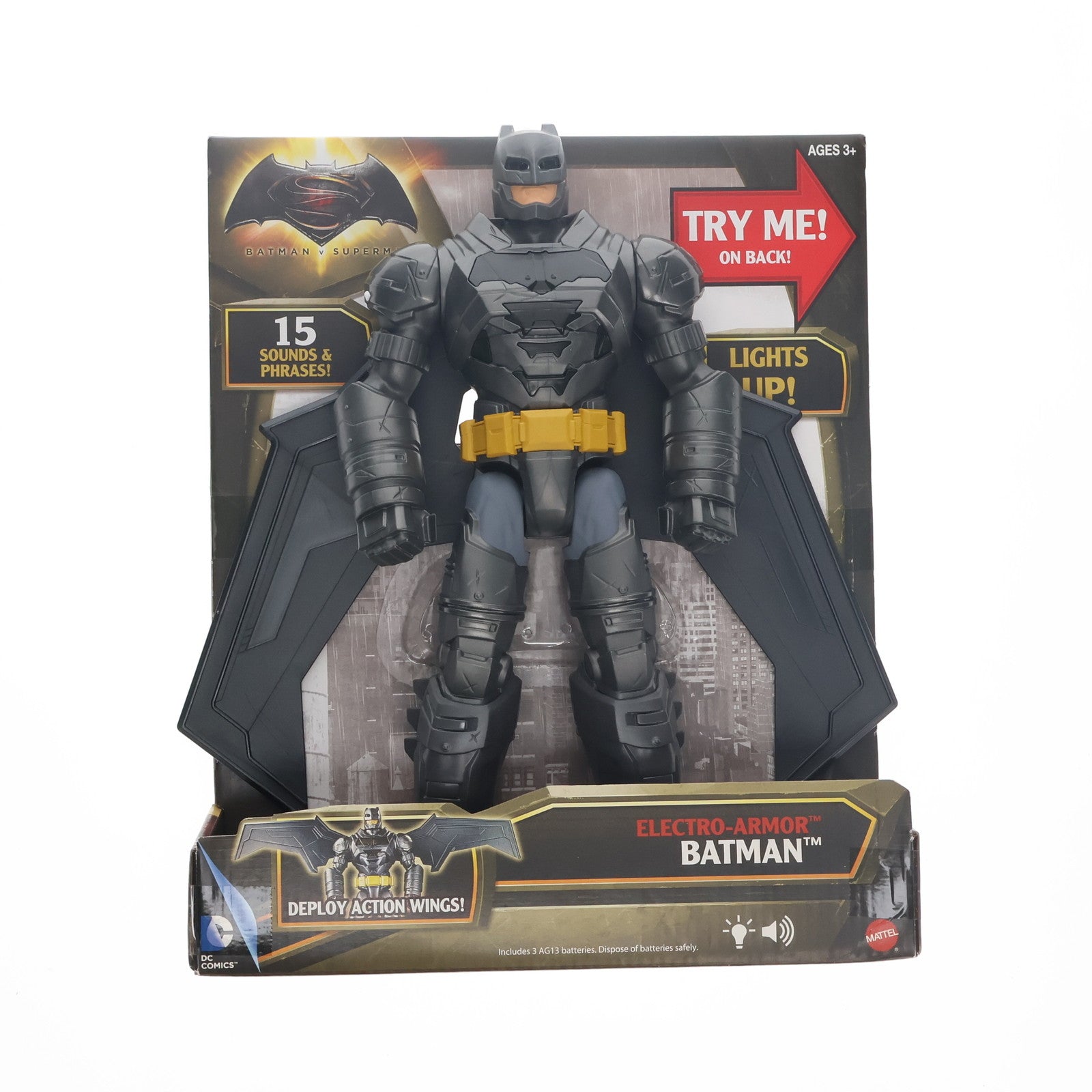 【中古即納】[FIG] バットマン エレクトロアーマーVer. バットマン vs スーパーマン ジャスティスの誕生 完成品 アクションフィギュア(DJH09) マテル(20230630)