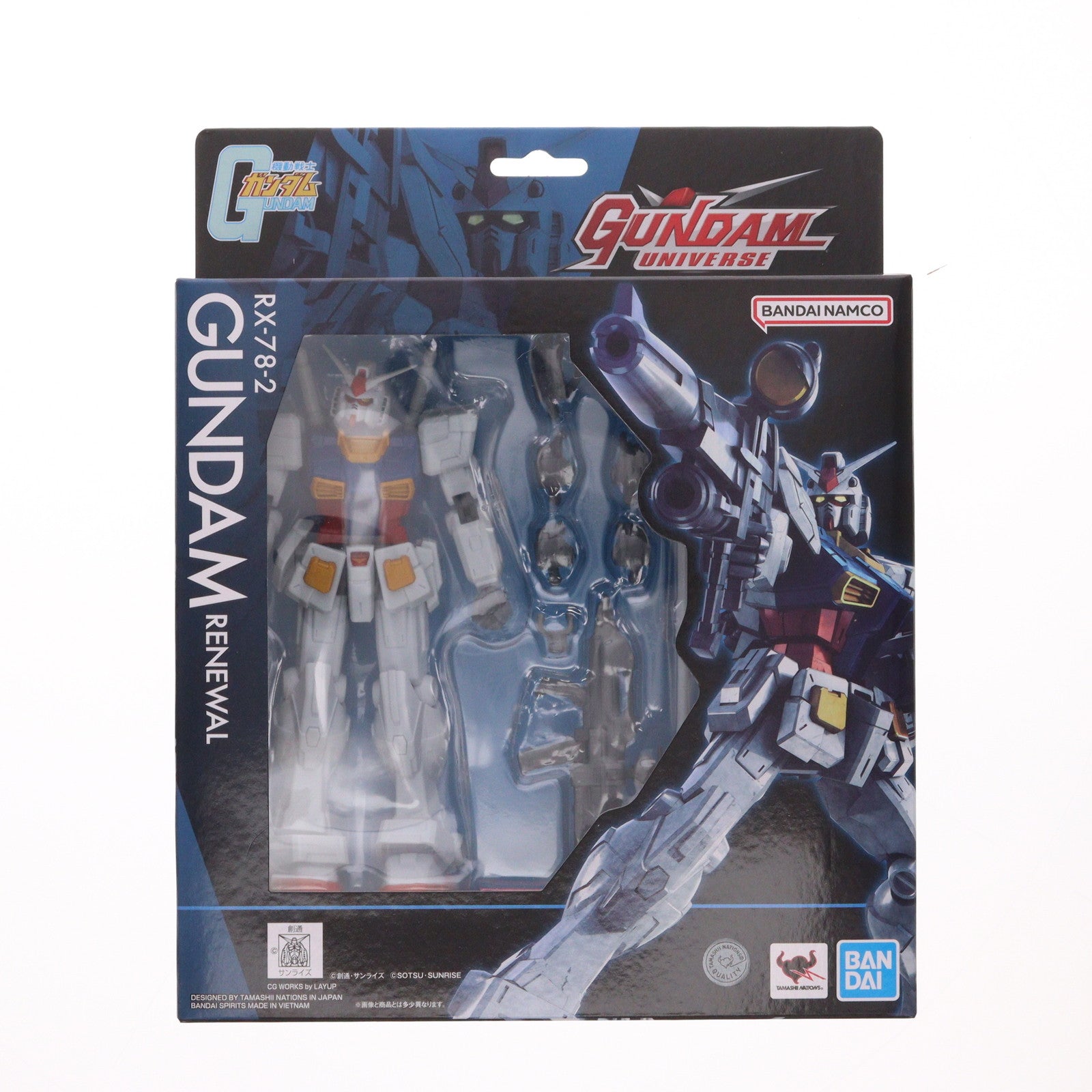【新品即納】[FIG] GUNDAM UNIVERSE(ガンダムユニバース) RX-78-2 GUNDAM RENEWAL(ガンダム) 機動戦士ガンダム 完成品 可動フィギュア バンダイスピリッツ(20251025)