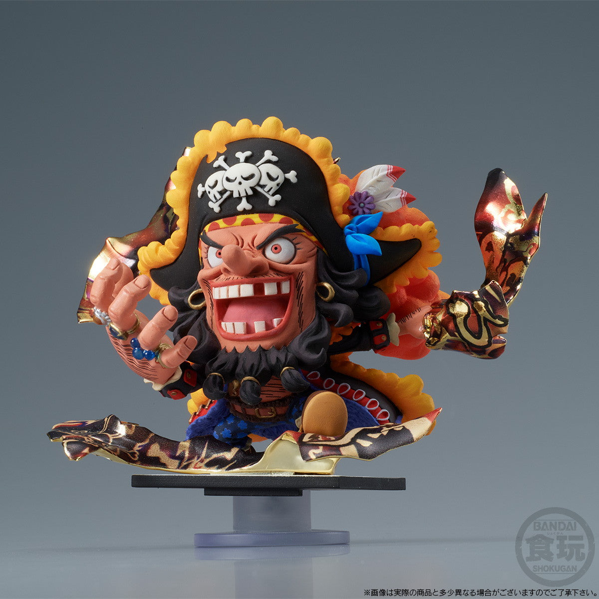 【中古即納】[FIG] (食玩) にふぉるめーしょん創 マーシャル・D・ティーチ ONE PIECE(ワンピース) フィギュア バンダイ(20250831)