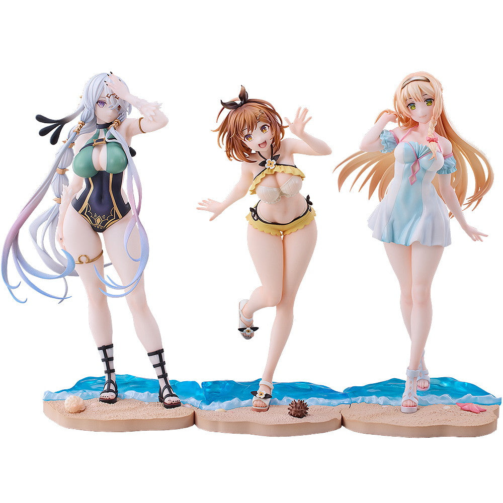 【中古即納】[FIG] 初回限定特典付属 ライザ&クラウディア&リラ 水着 Ver. セット TVアニメ『ライザのアトリエ ～常闇の女王と秘密の隠れ家～』 1/7 完成品 フィギュア Solarain(ソラレーン)(20250930)