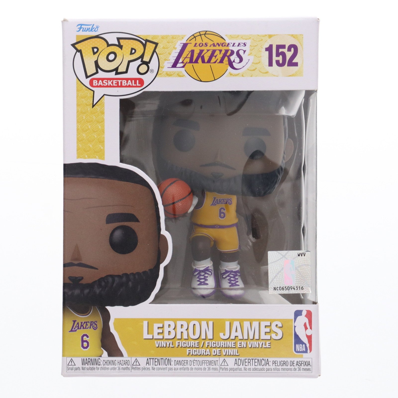 【中古即納】[FIG] POP! BASKETBALL 152 レブロン・ジェームズ NBA ロサンゼルス・レイカーズ 完成品 フィギュア FUNKO(ファンコ)(20221231)