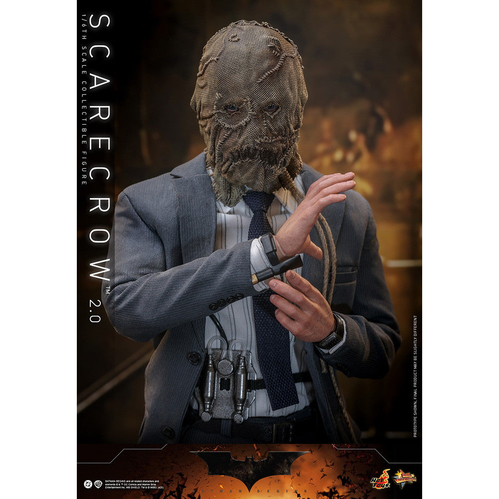 【予約安心出荷】[FIG] ムービー・マスターピース スケアクロウ(2.0版) バットマン ビギンズ 1/6 完成品 可動フィギュア(MM#801) ホットトイズ(2026年7月)