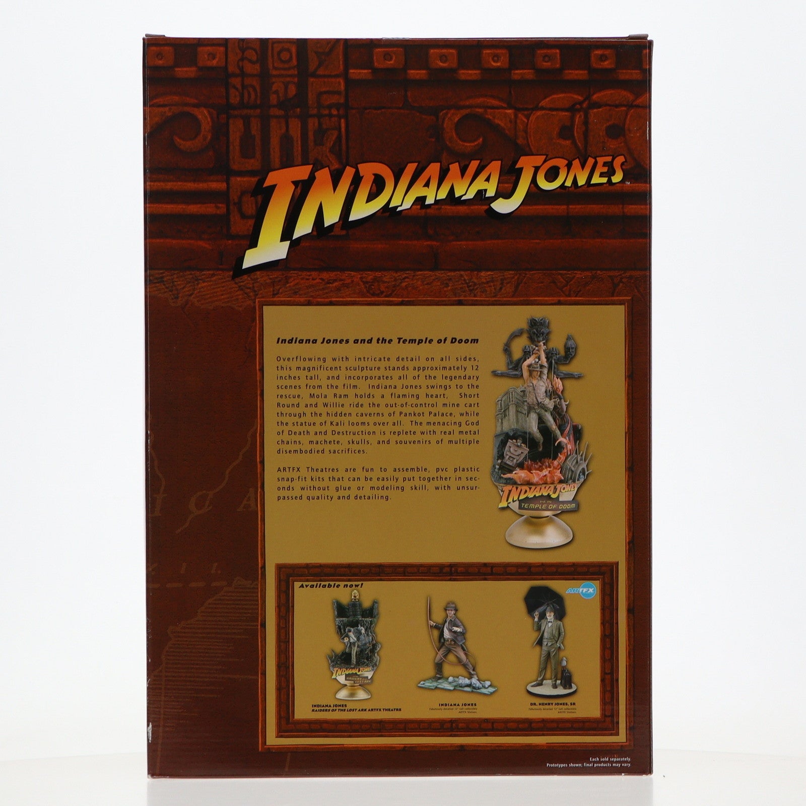 【中古即納】[FIG] ARTFXtheatre(シアター) インディ・ジョーンズ 魔宮の伝説 簡易組立キット フィギュア(SV41) コトブキヤ(20091231)