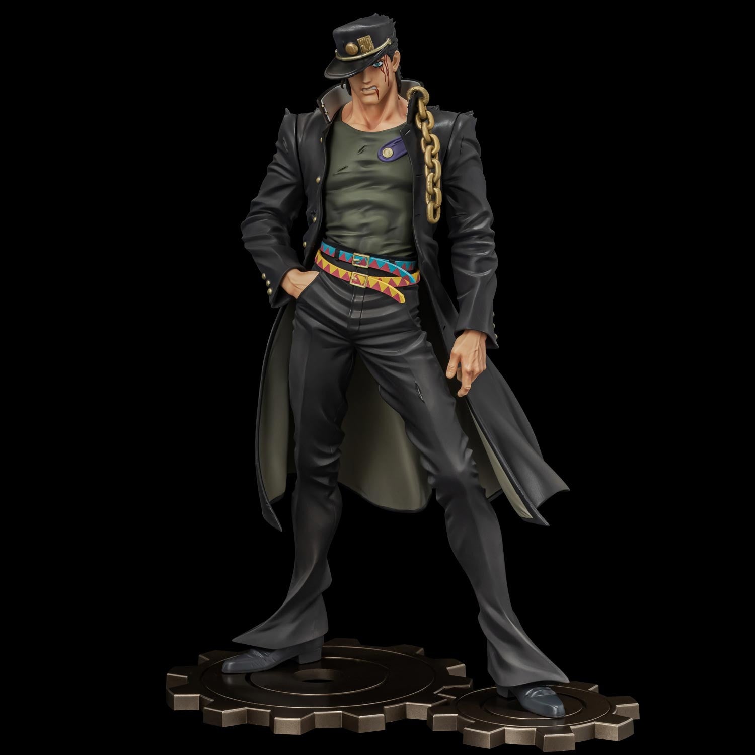 【予約安心出荷】[FIG] FIGURE MUSEUM 空条承太郎(くうじょうじょうたろう) アニメ『ジョジョの奇妙な冒険 スターダストクルセイダース』 1/8 完成品 フィギュア 千値練(せんちねる)(2025年9月)