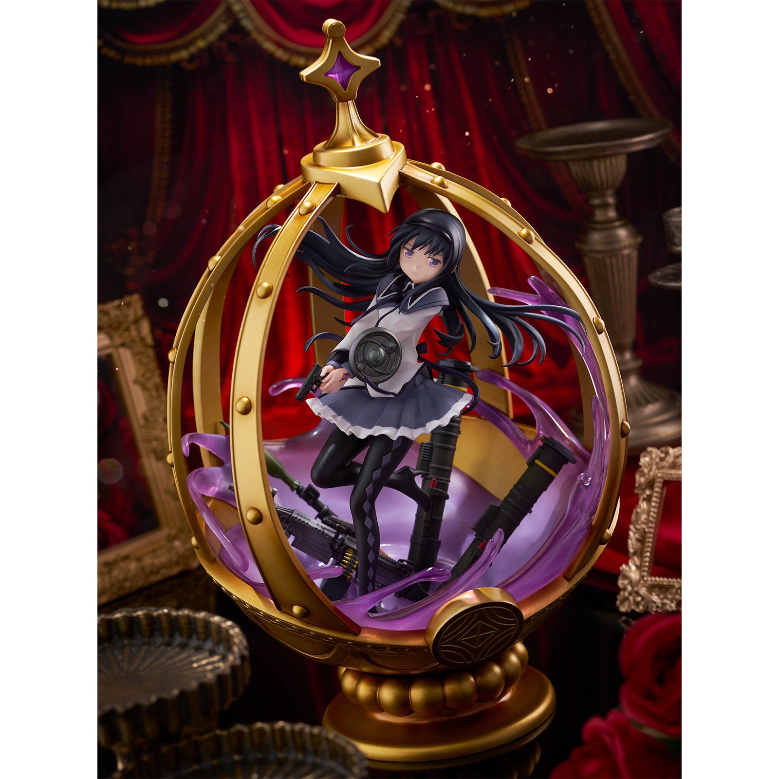 【予約安心出荷】[FIG] 暁美ほむら(あけみほむら) TVアニメ「魔法少女まどか☆マギカ」 1/7 完成品 フィギュア CyberZ(2026年5月)