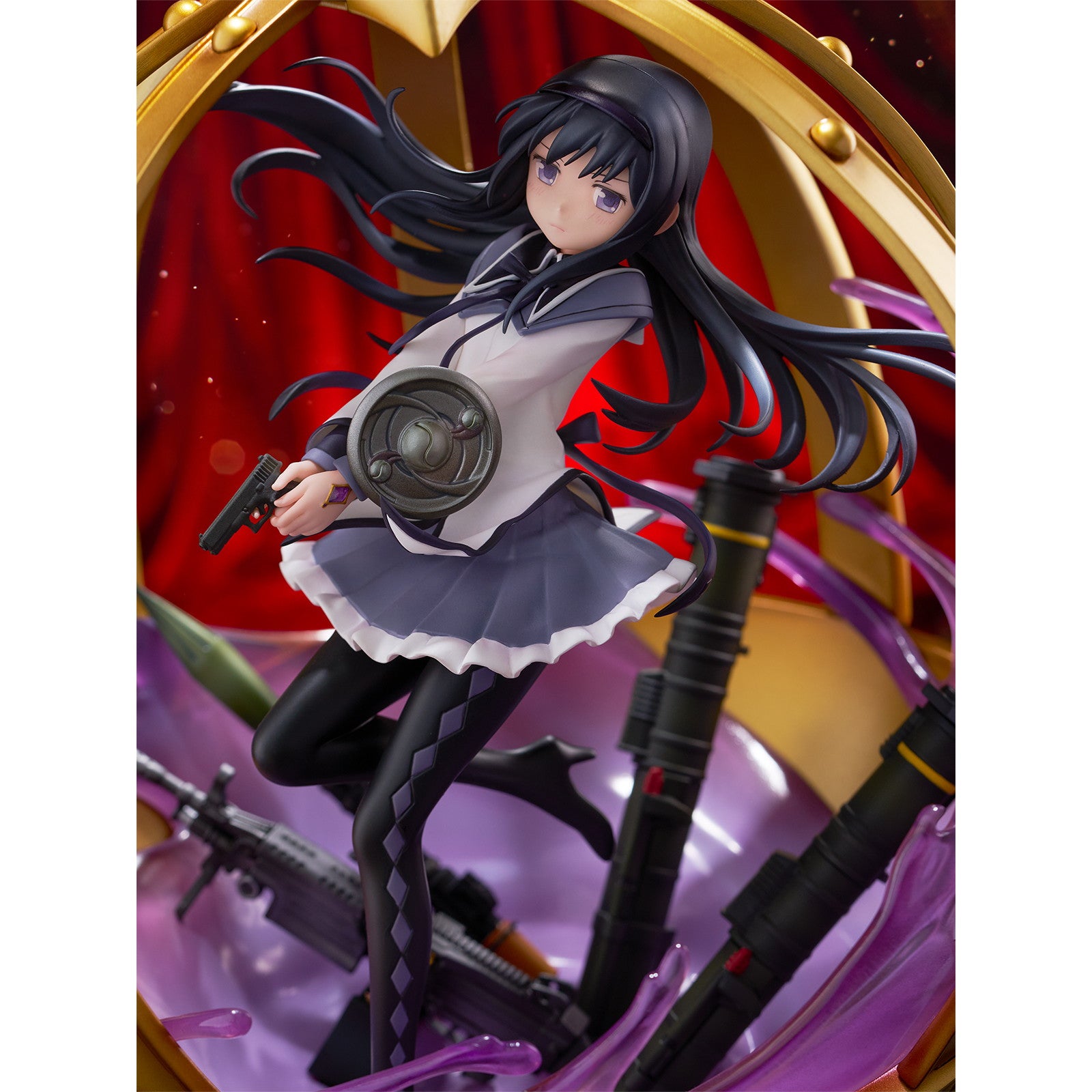 【予約安心出荷】[FIG] 暁美ほむら(あけみほむら) TVアニメ「魔法少女まどか☆マギカ」 1/7 完成品 フィギュア CyberZ(2026年5月)
