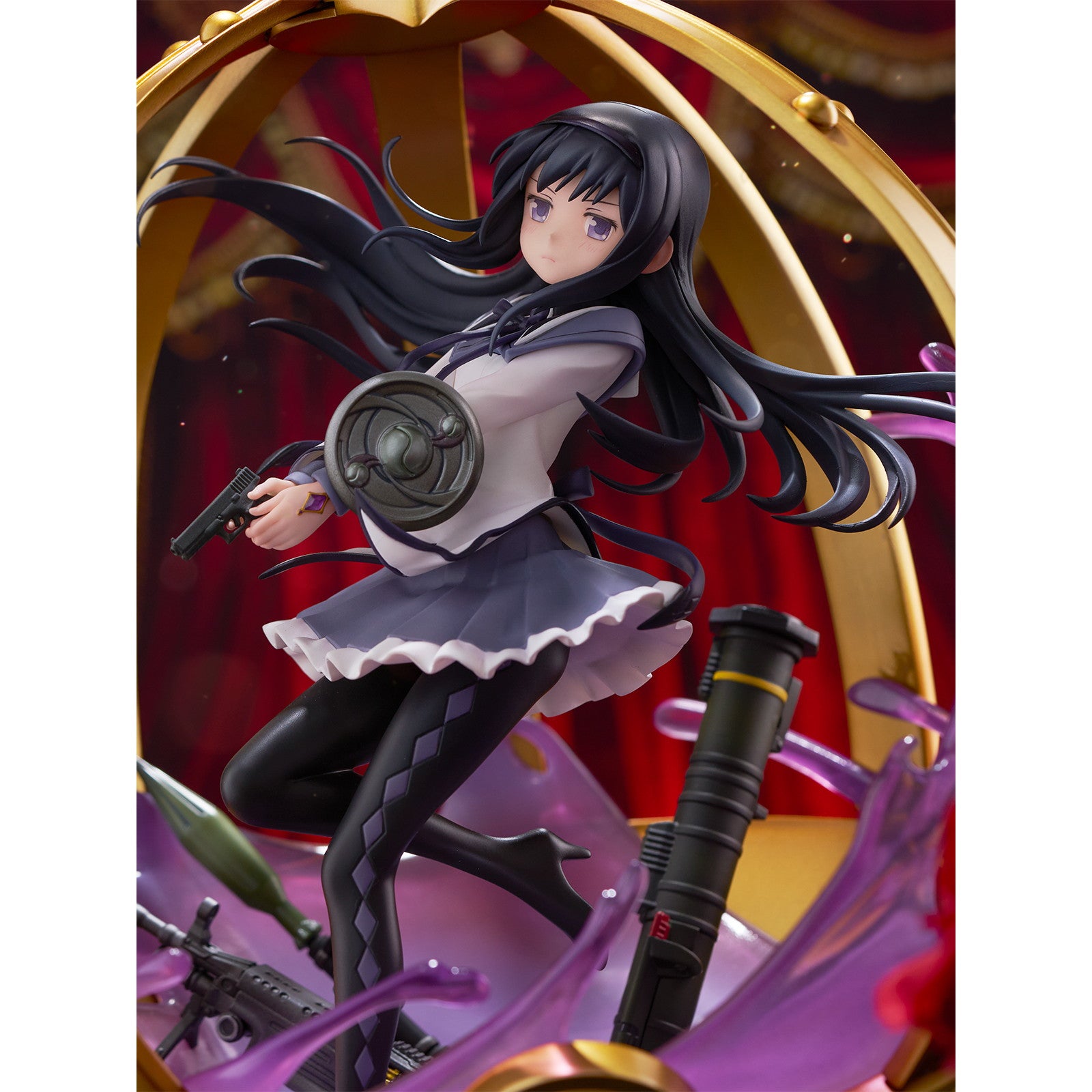 【予約安心出荷】[FIG] 暁美ほむら(あけみほむら) TVアニメ「魔法少女まどか☆マギカ」 1/7 完成品 フィギュア CyberZ(2026年5月)