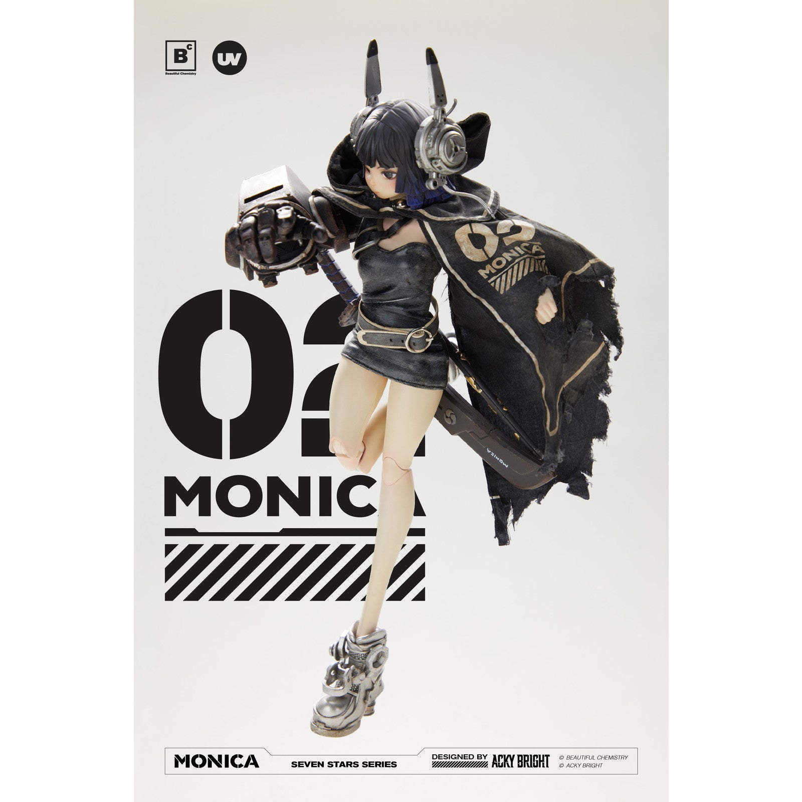 【中古即納】[FIG] Seven Stars(セブンスター)シリーズ No.2 Monica(ナンバーツー モニカ) 1/6 完成品 可動フィギュア Beautiful Chemistry(ビューティフルケミストリー)(20251204)