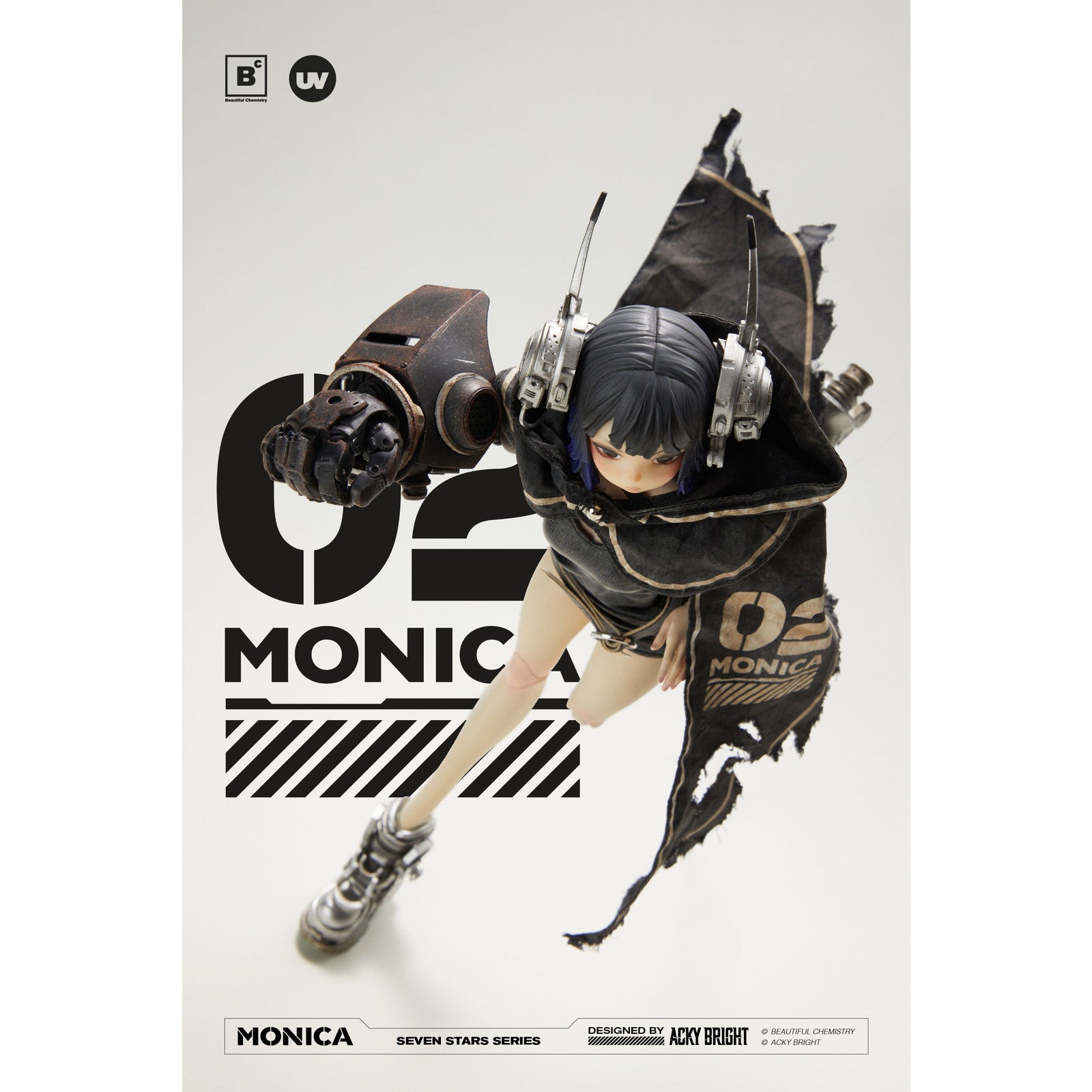 【中古即納】[FIG] Seven Stars(セブンスター)シリーズ No.2 Monica(ナンバーツー モニカ) 1/6 完成品 可動フィギュア Beautiful Chemistry(ビューティフルケミストリー)(20251204)