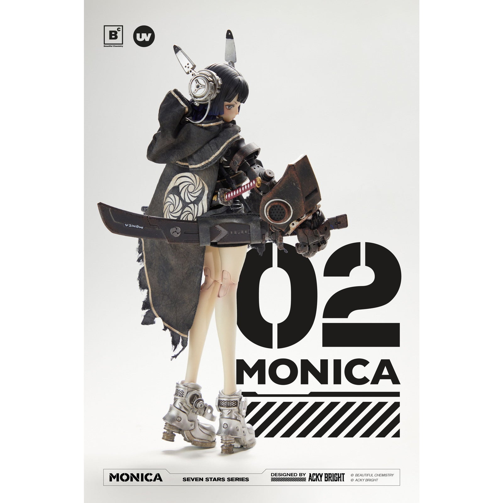 【中古即納】[FIG] Seven Stars(セブンスター)シリーズ No.2 Monica(ナンバーツー モニカ) 1/6 完成品 可動フィギュア Beautiful Chemistry(ビューティフルケミストリー)(20251204)