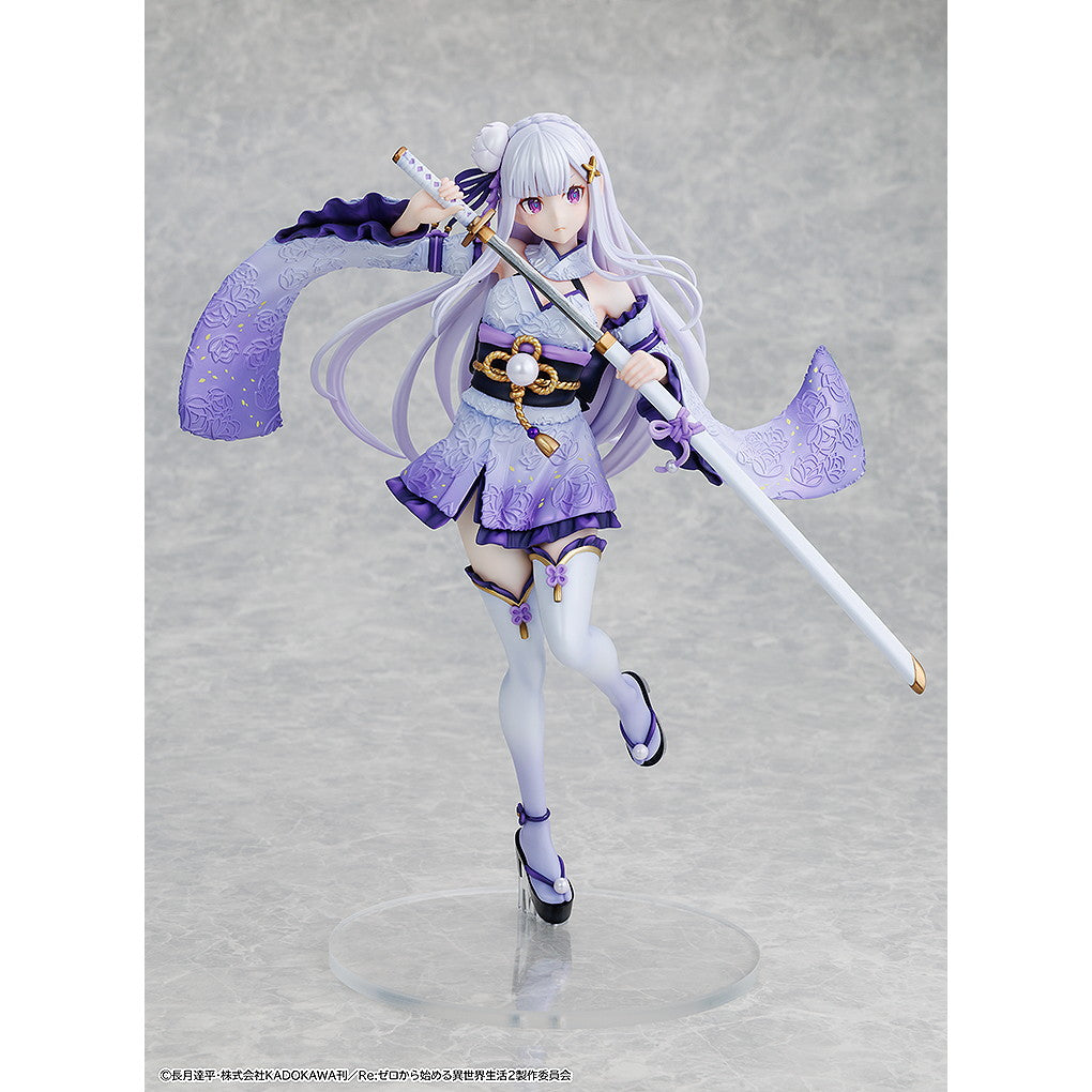 【予約安心出荷】[FIG] エミリア 戦装束ver. Re:ゼロから始める異世界生活 1/7 完成品 フィギュア KADOKAWA(カドカワ)(2025年12月)