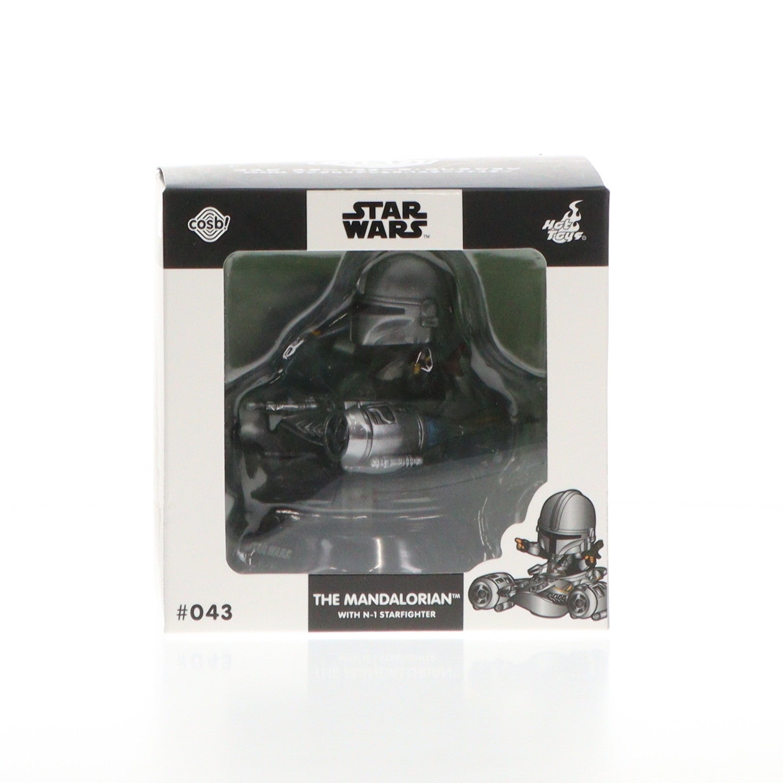 【中古即納】[FIG] Cosbi(コスビ) スター・ウォーズ・コレクション #043 マンダロリアン&N-1スターファイター[TVドラマ『マンダロリアン』] STAR WARS 完成品 フィギュア ホットトイズ(20241231)