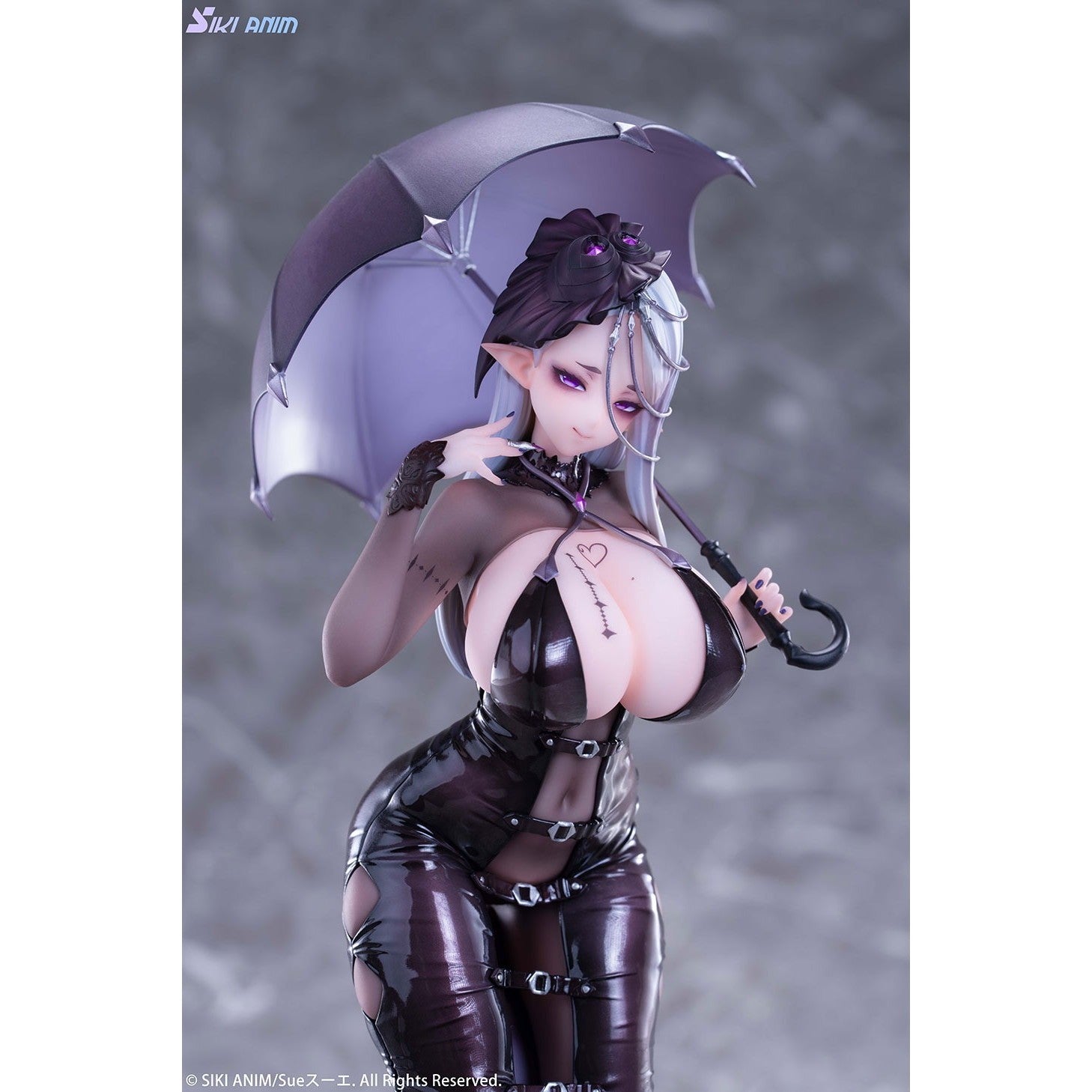 【新品】【お取り寄せ】[FIG] アクリルスタンド&タペストリー付属 未亡人 キリエ 豪華版 1/7 完成品 フィギュア Siki Anim(シキアニム)(20260131)