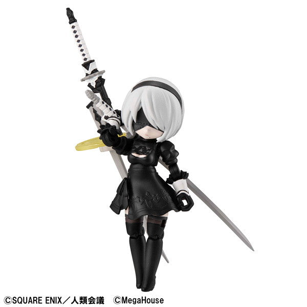 【新品即納】[FIG] デスクトップアーミー 2B NieR:Automata(ニーア オートマタ) Ver1.1a コラボ 完成品 可動フィギュア メガハウス(20251031)