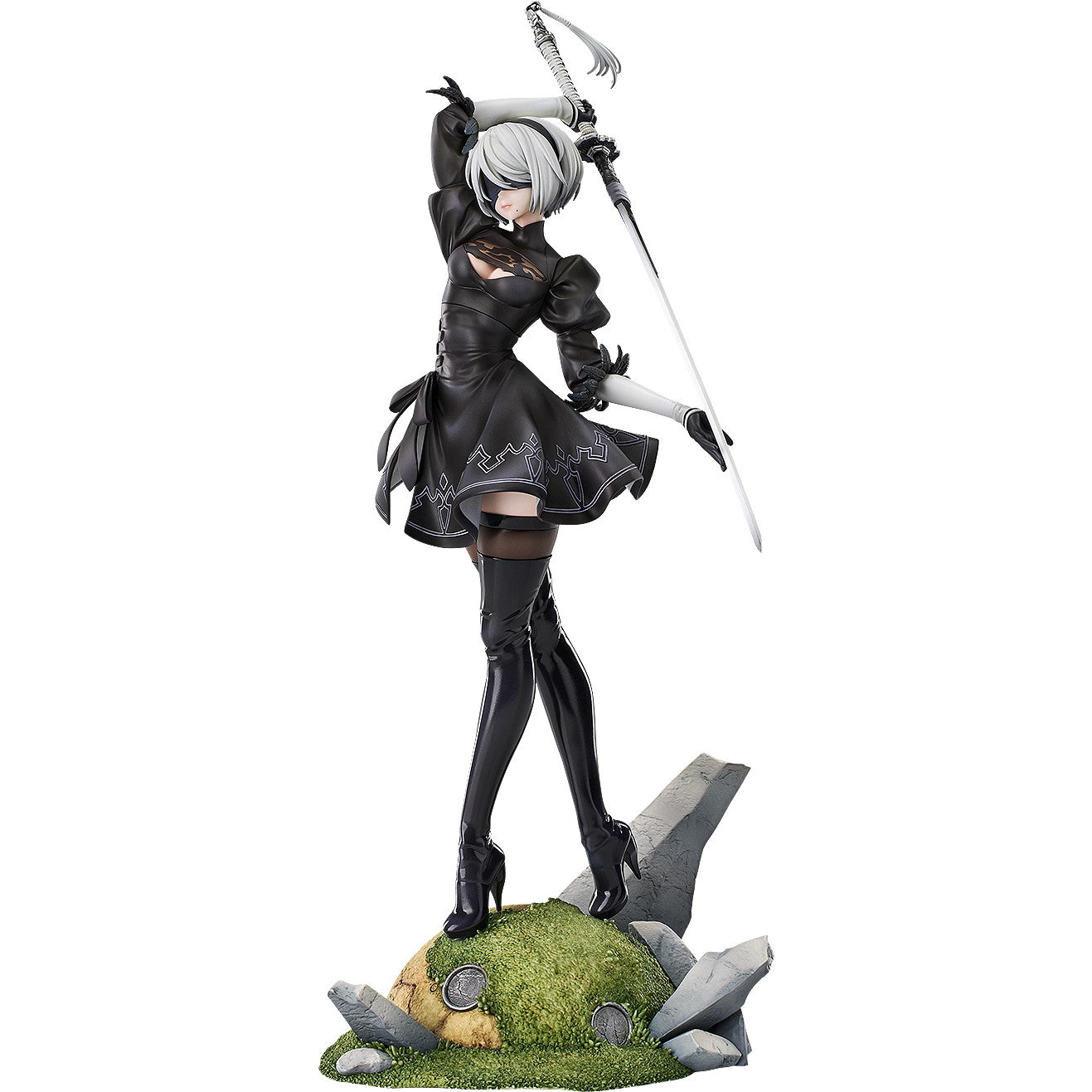 【中古即納】[FIG] 2B(ヨルハ二号B型) NieR:Automata(ニーア オートマタ) Ver1.1a 1/7 完成品 フィギュア グッドスマイルアーツ上海(20260205)